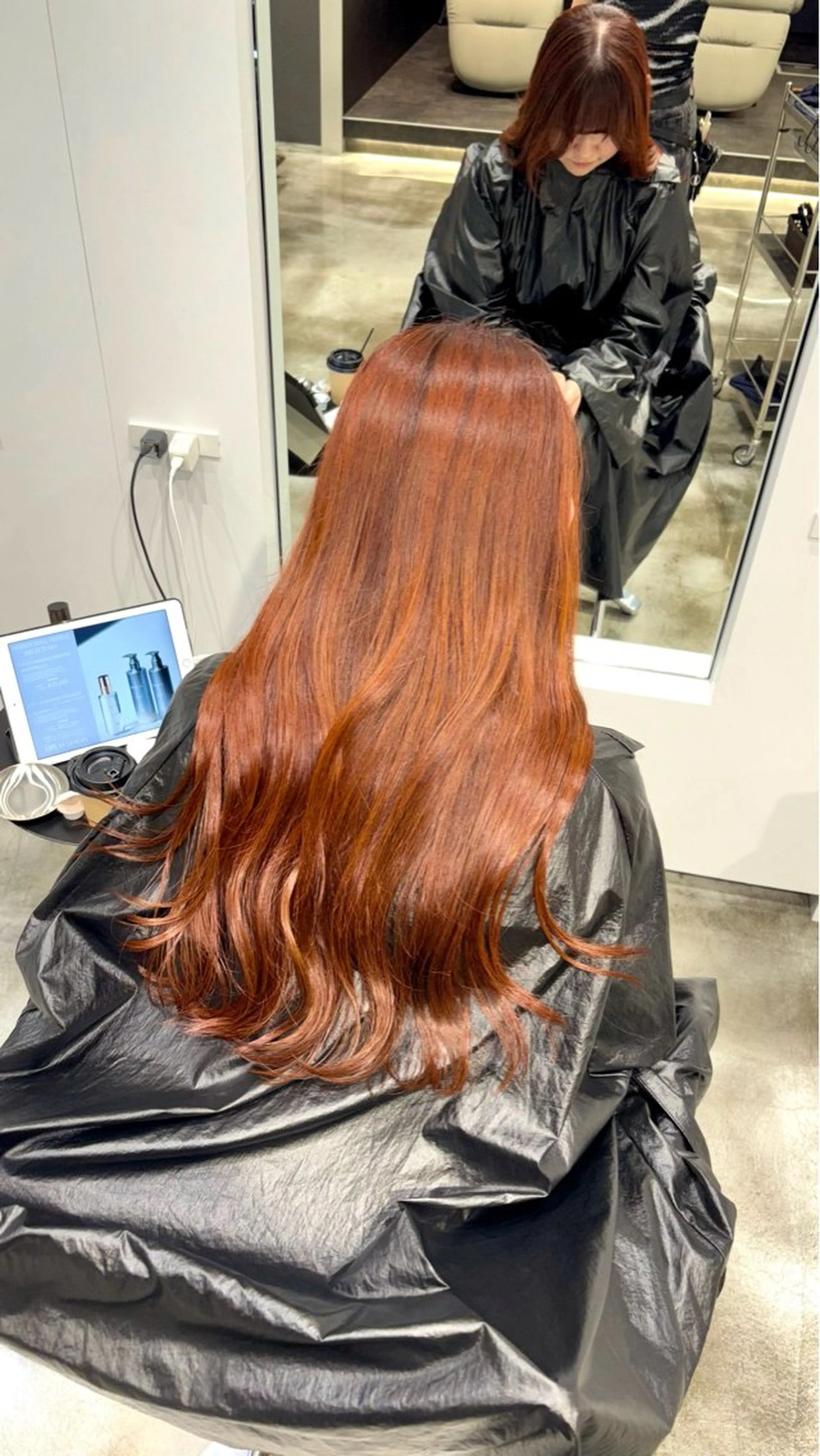 ロング ヘアカラー ミント/千葉 /モデル募集中のヘアスタイル