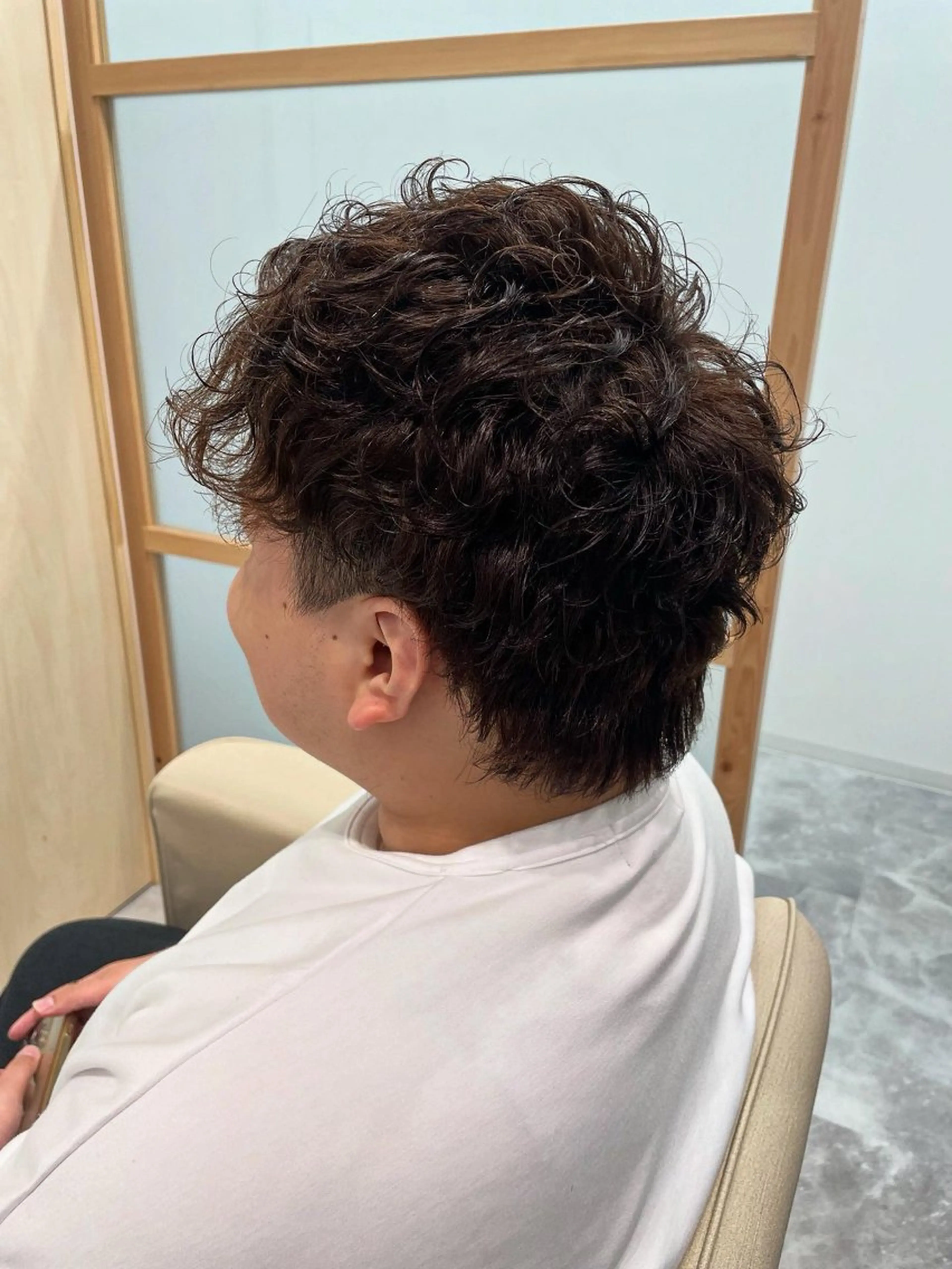 パーマ メンズ カット パーマ トリートメント 村上 祐香のヘアスタイル