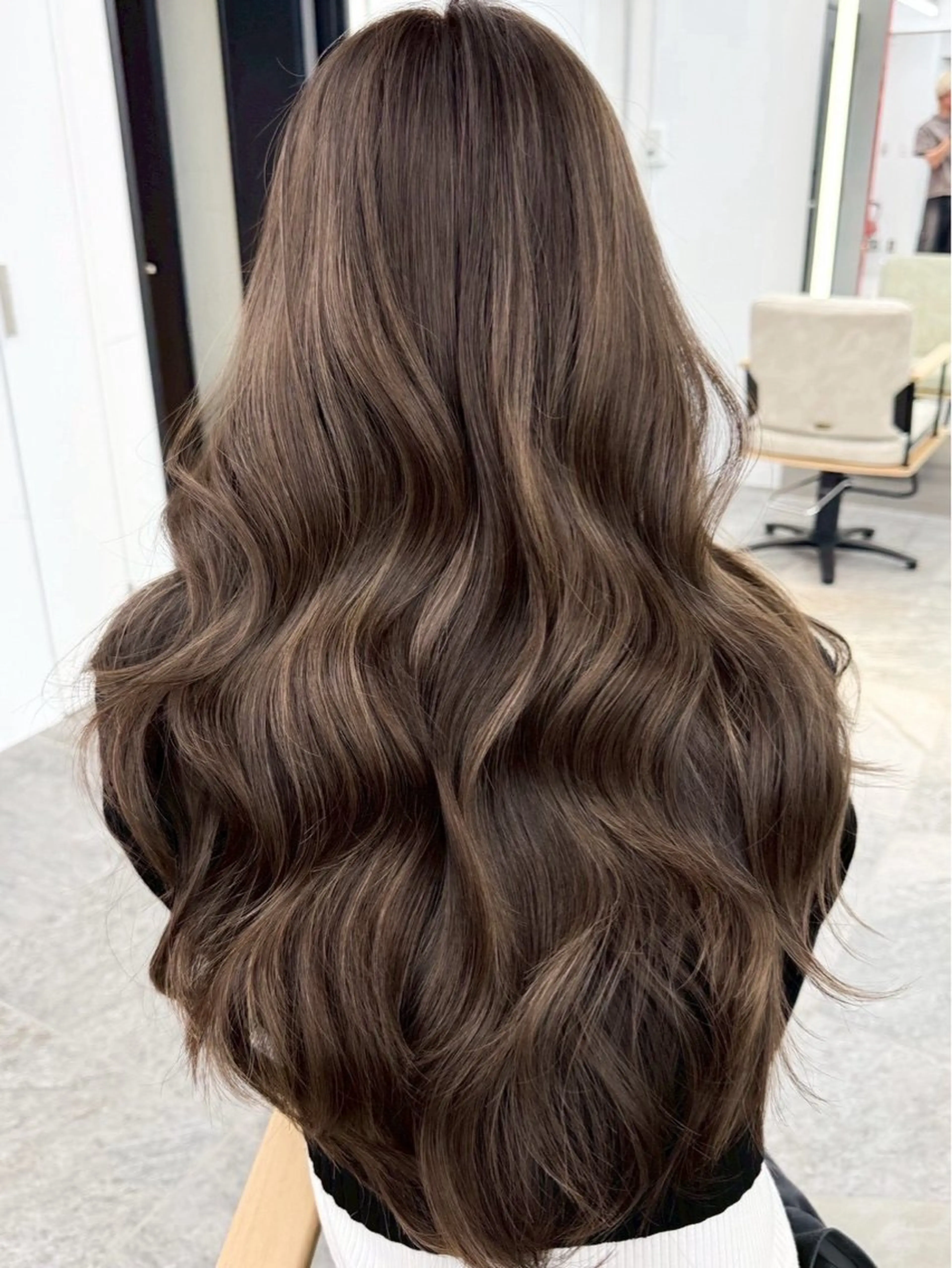 ロング カラー ヘアカラー ハイライト/レイヤー 河原町/Manatoのヘアスタイル
