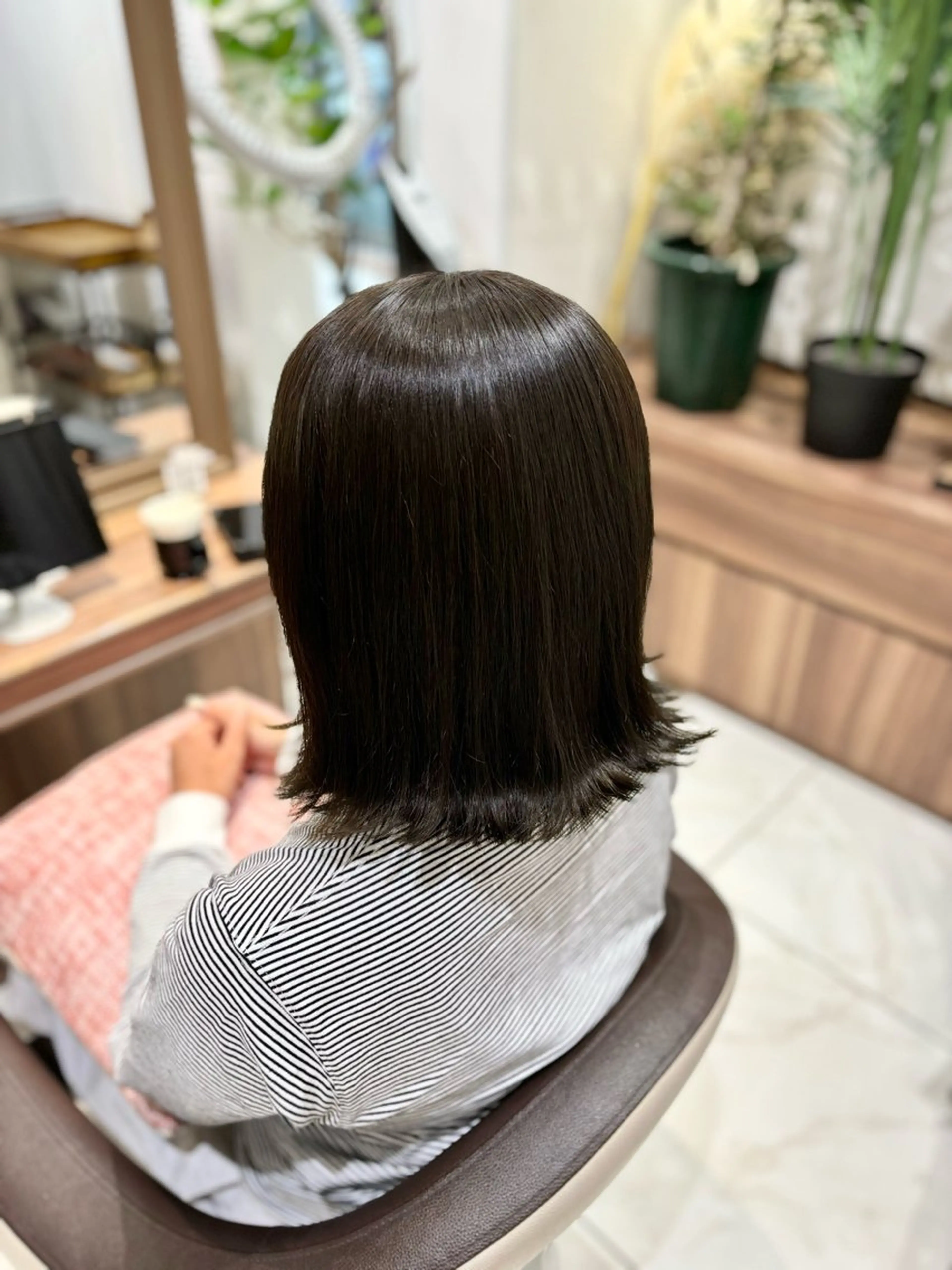 ミディアム カラー ゆるふわパーマ🌸/ ハイトーン/あゆみのヘアスタイル