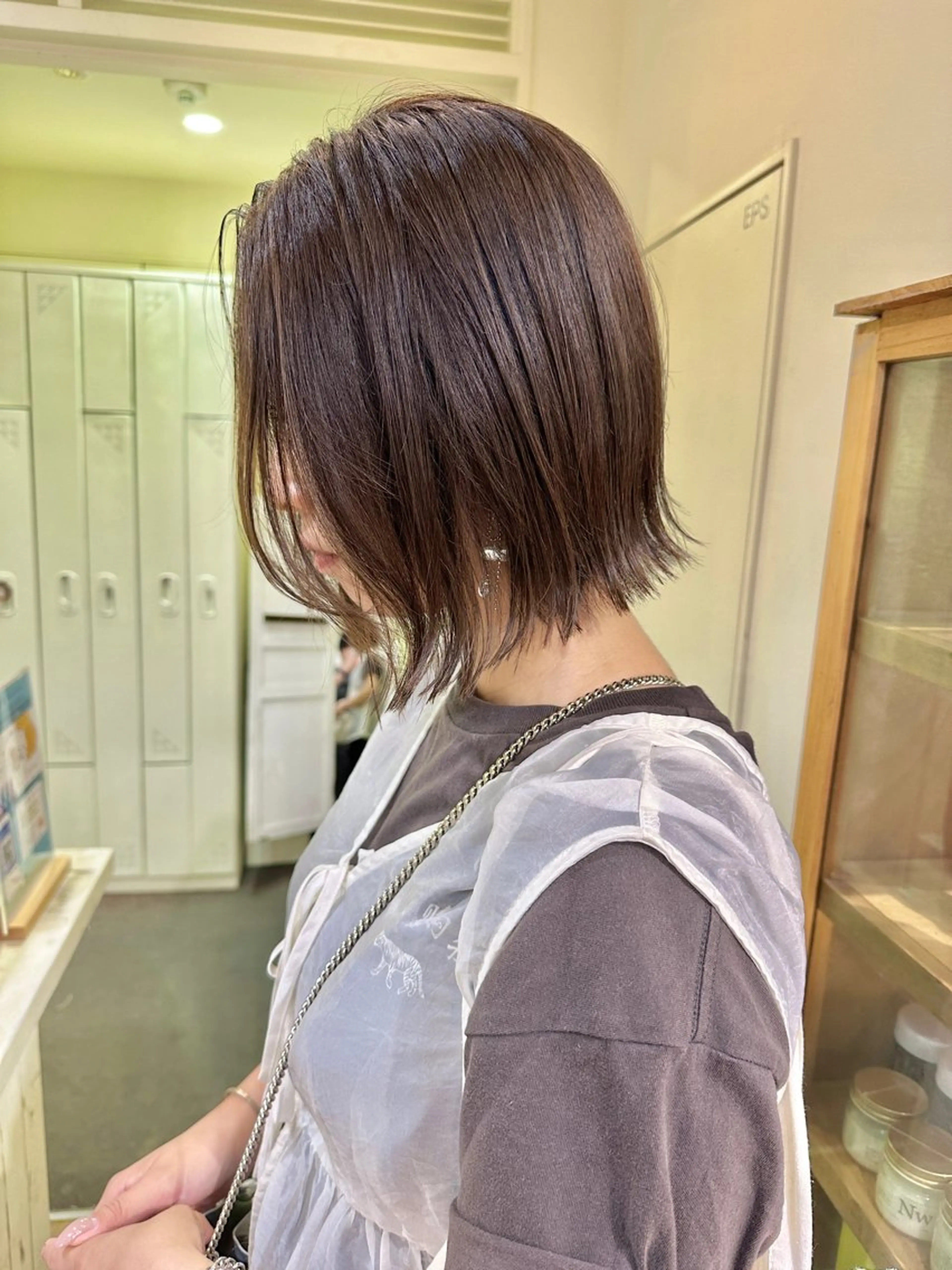 ショート ショート ボブ 梅田 木戸健人のヘアスタイル