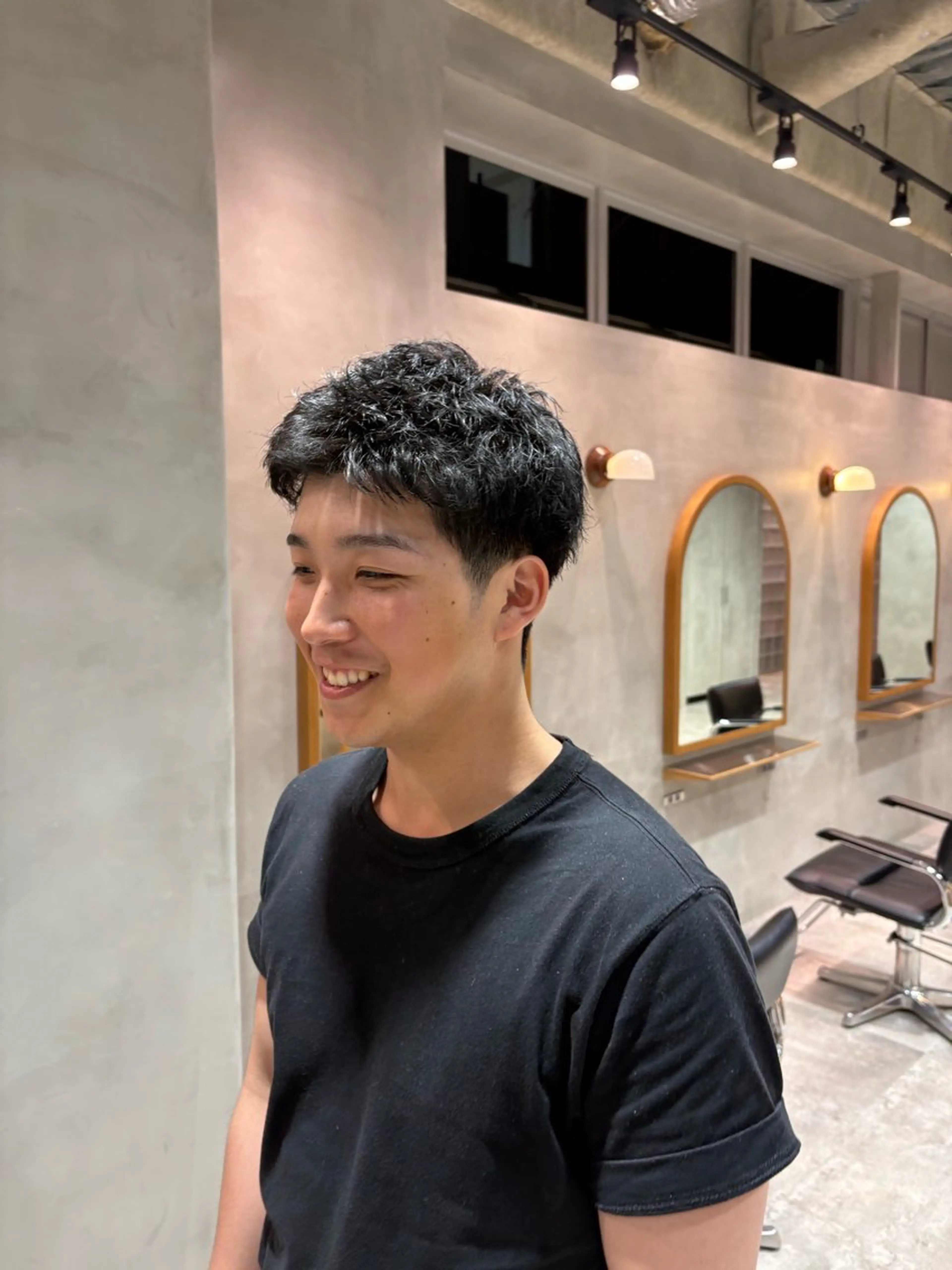 パーマ メンズ カット パーマ fifth 清水睦月のヘアスタイル