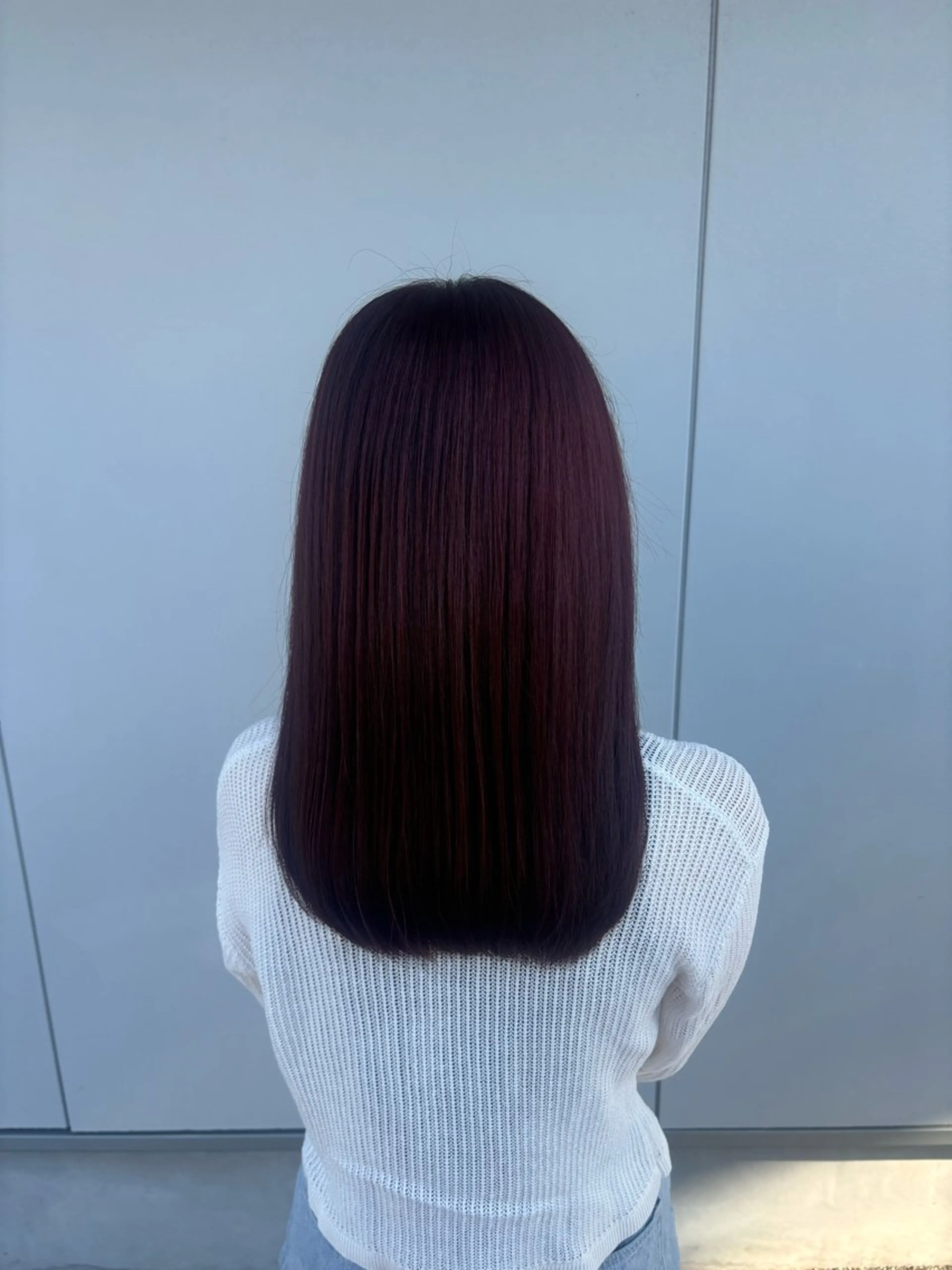 カラー 梶山 愛夢のヘアスタイル