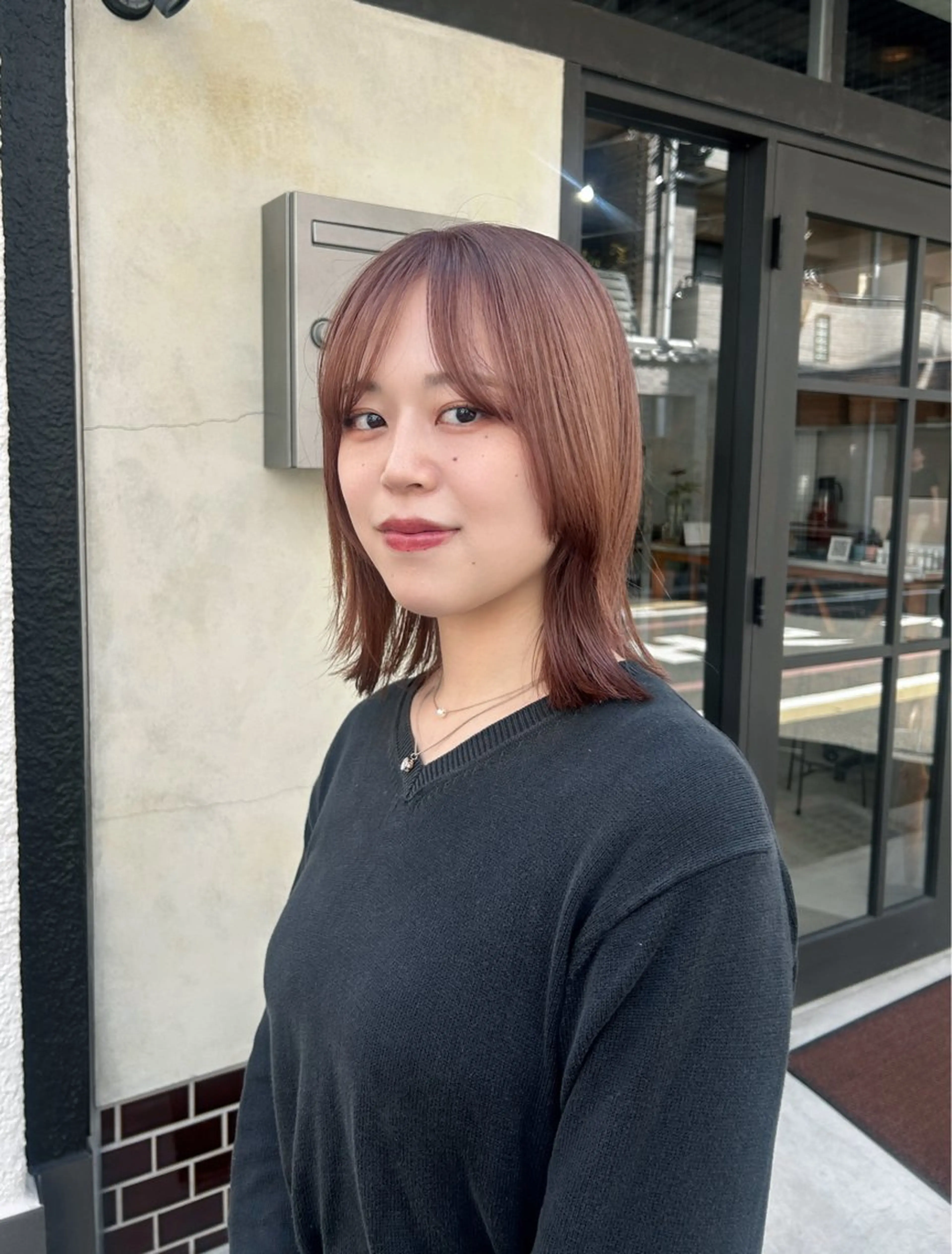 ミディアム カラー 京都/カラー/松野 翔のヘアスタイル