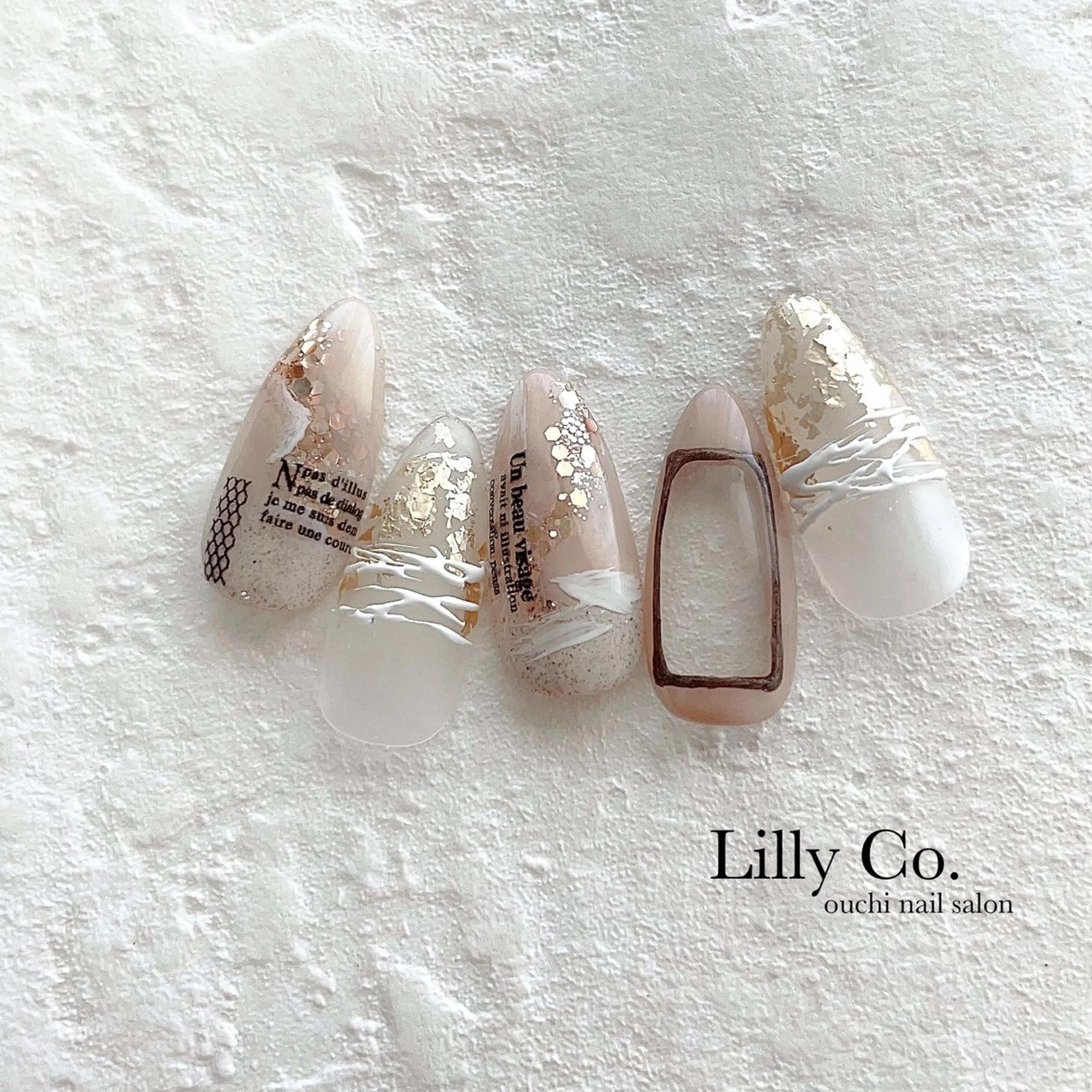 ネイル ニュアンスネイル ハンドネイル ハンドケア Lilly Co.のネイルデザイン