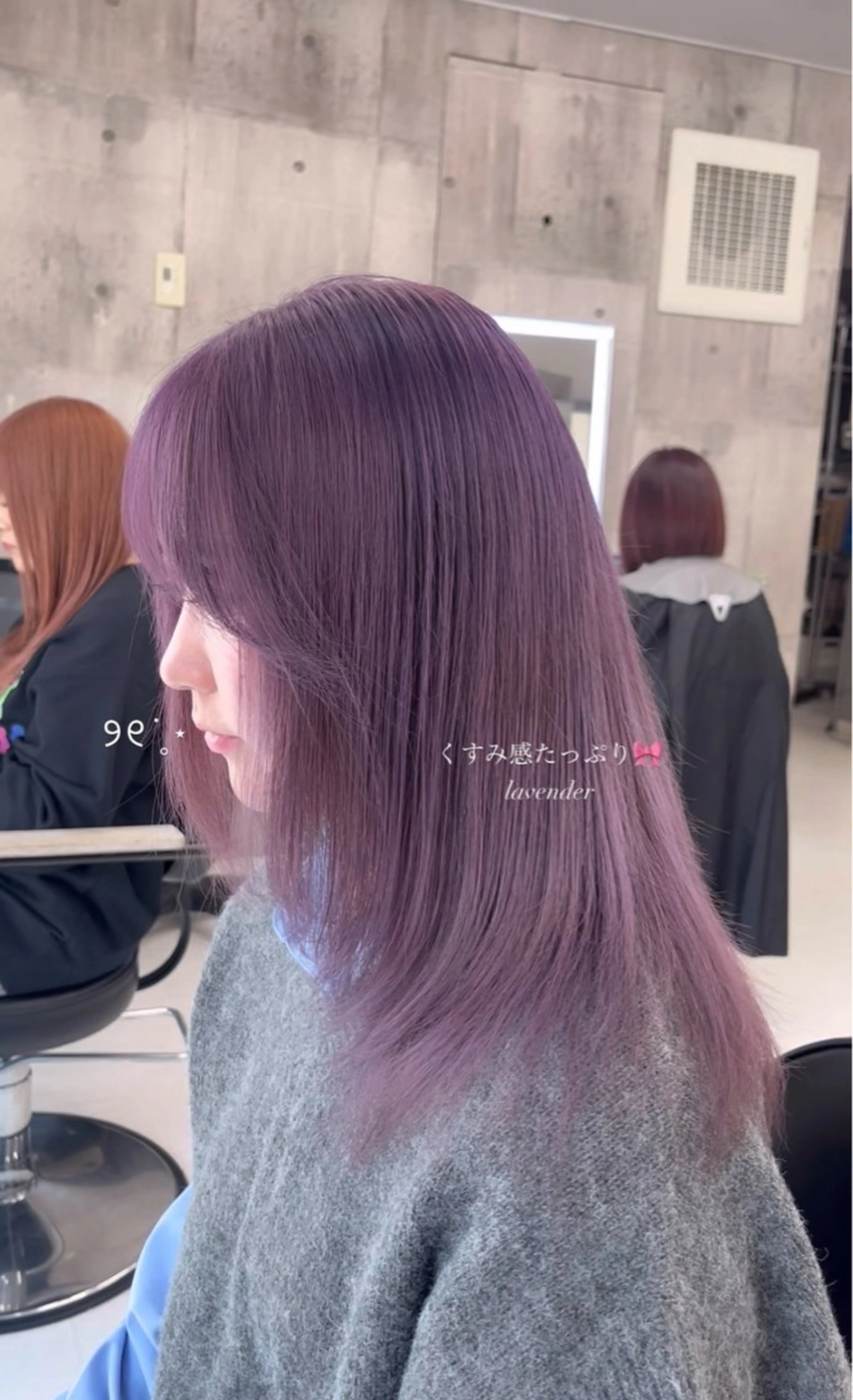 セミロング カラー ハイトーン/ゆるふわ 🎨𖥔ׁTOMO♡のヘアスタイル