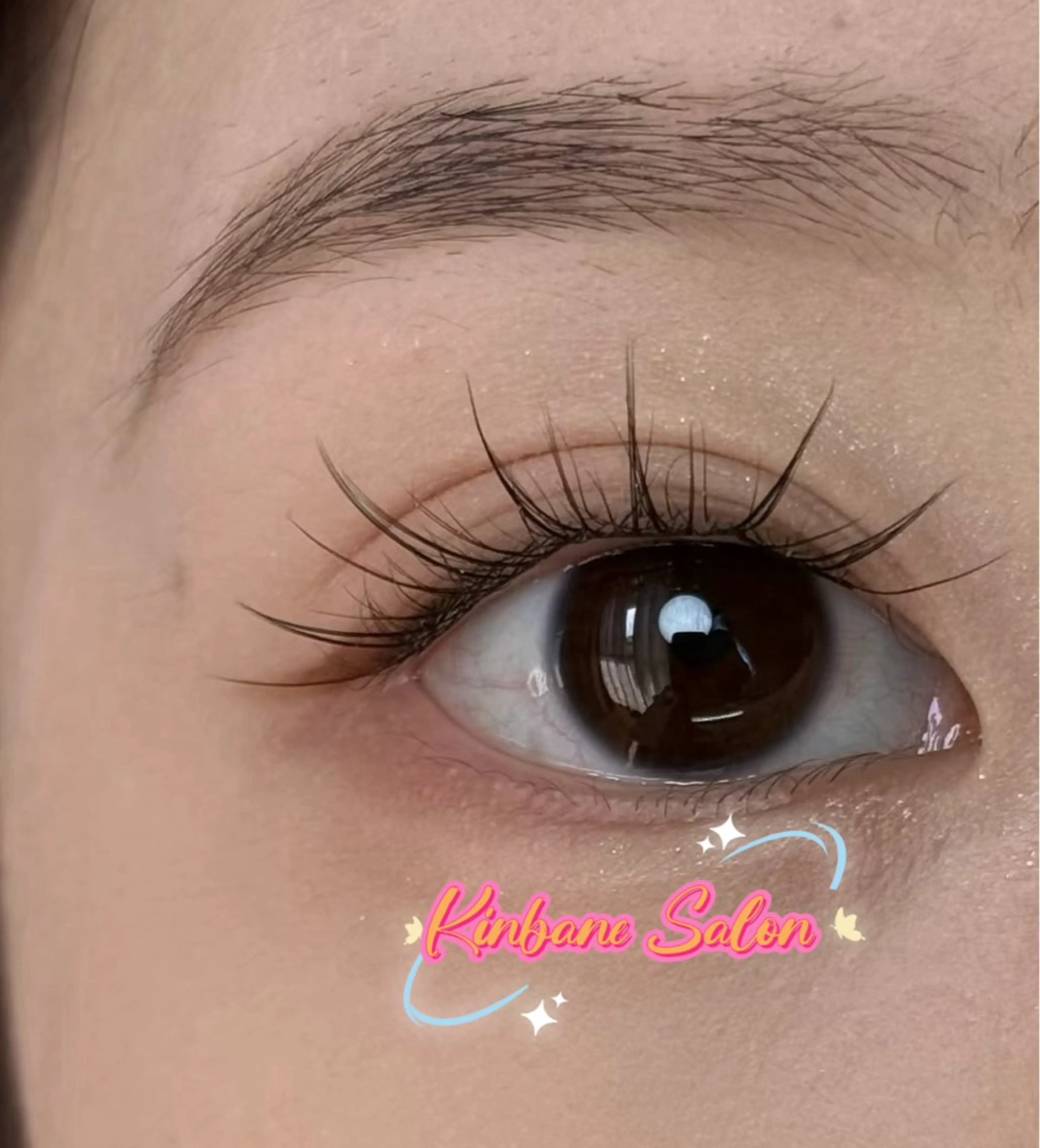 マツエク・マツパ 韓国風マツエク パリジェンヌラッシュリフト まつげパーマ 下まつげエクステ 一重×まつ毛パーマ マツエク キンバネ・サロン 高田馬場店のマツエク・マツパデザイン