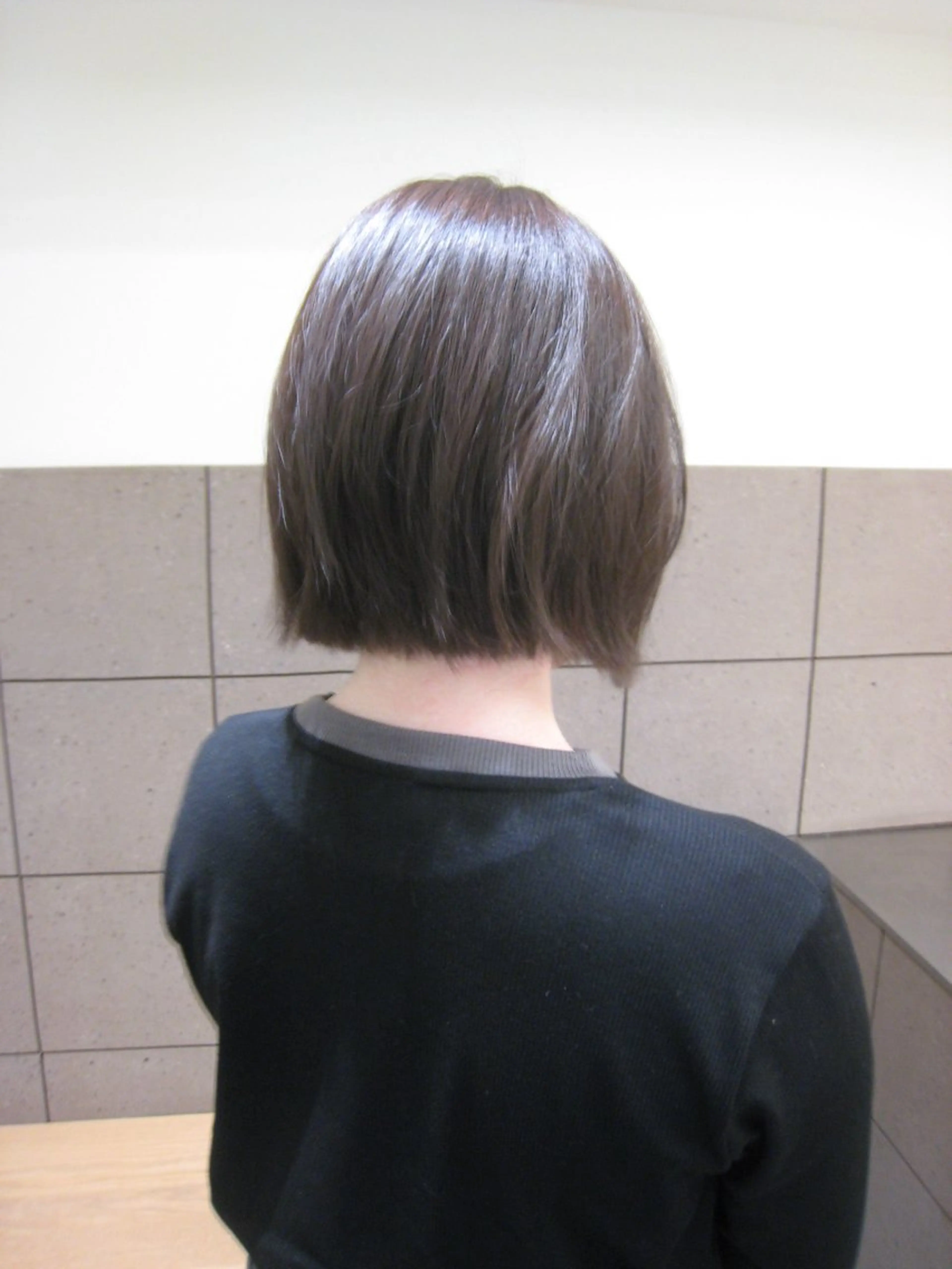 ミディアム カット ヘアカラー トリートメント natsuki /HUIのヘアスタイル