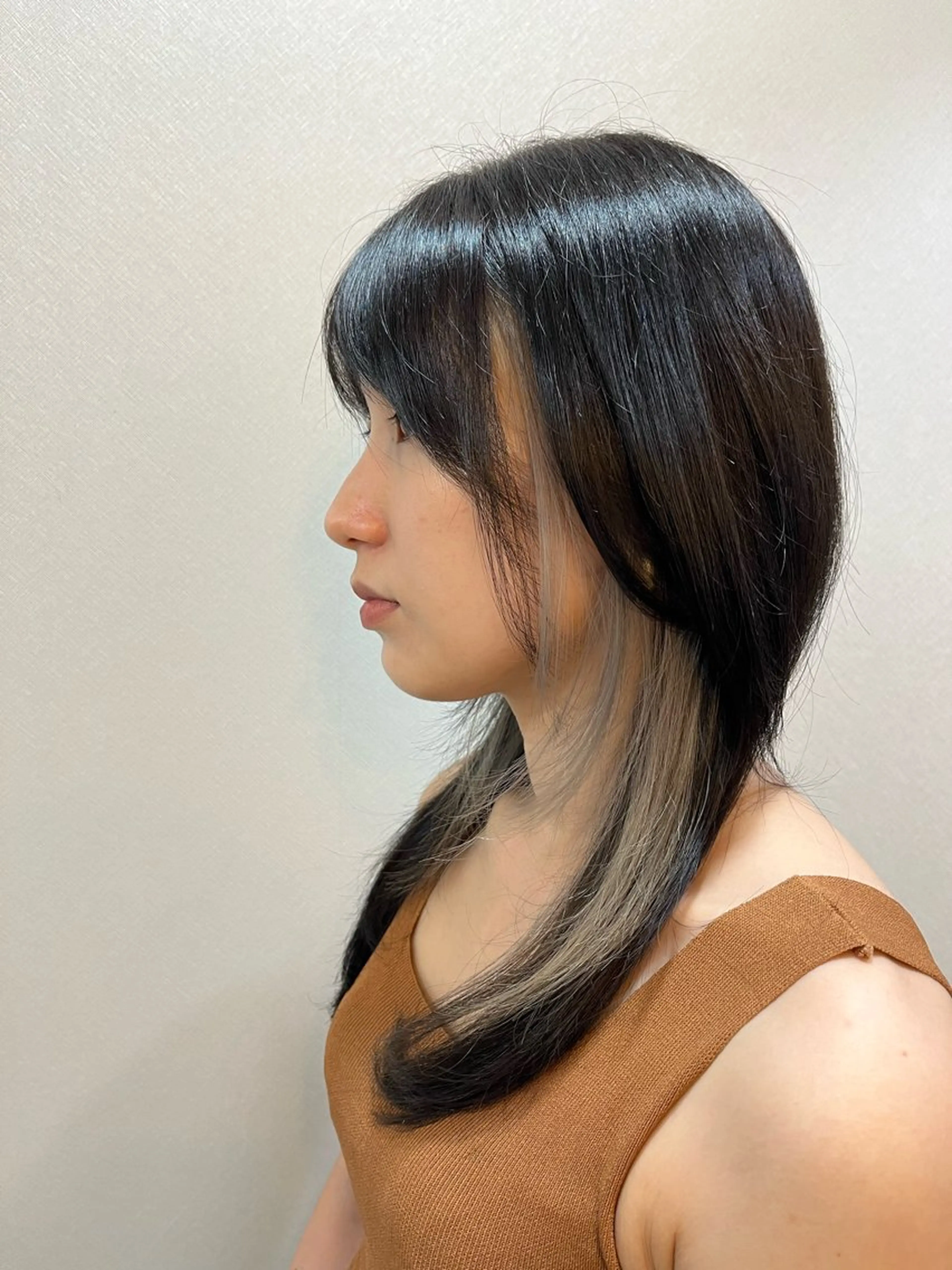 セミロング 韓国ヘア🪽 Yenaイェナのヘアスタイル