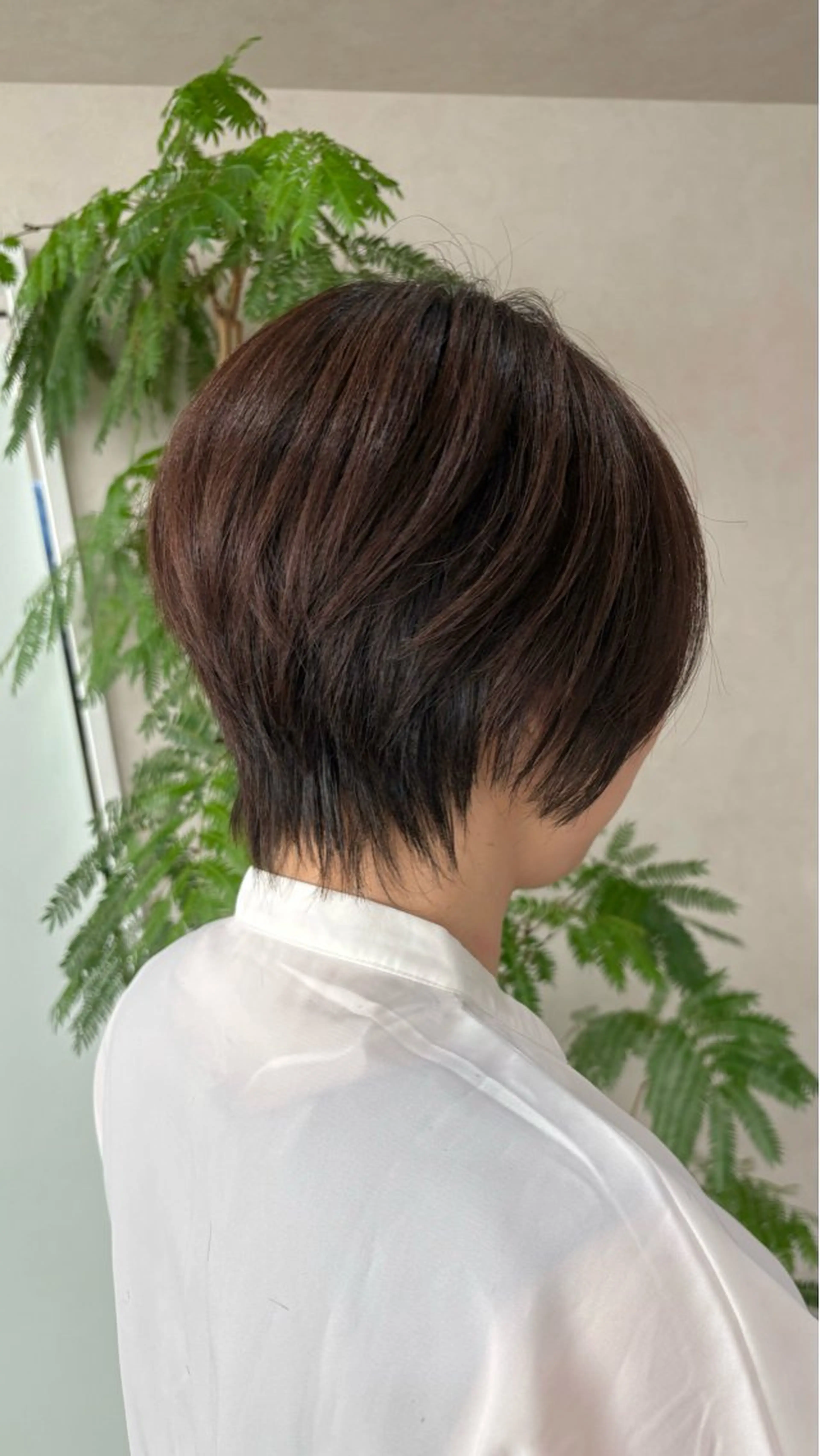 ショート ショートヘア カット トリートメント qumu 横浜所属・🌿ボブ/縮毛矯正/ 透明感カラー🌿神永のヘアスタイル