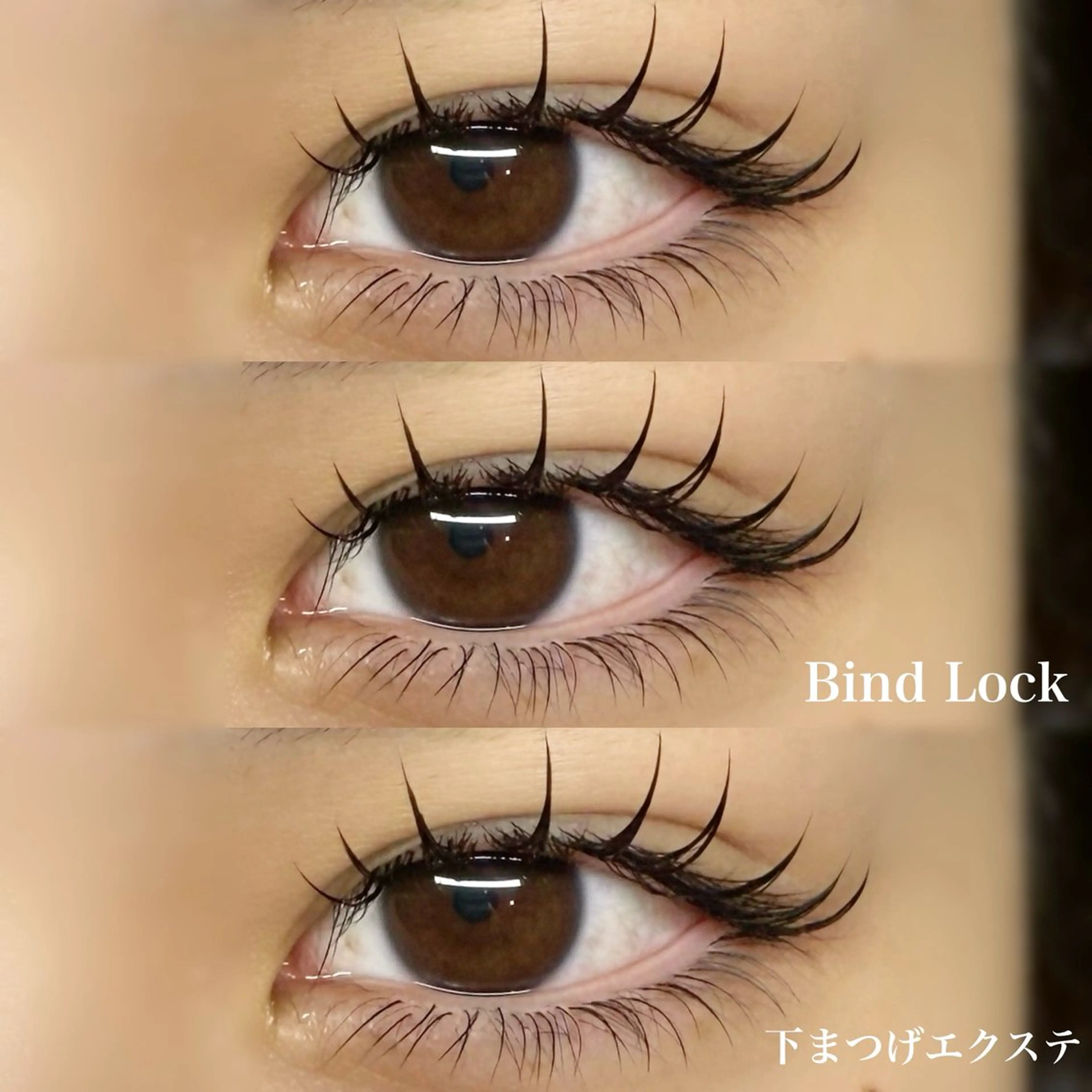 マツエク・マツパ マツエク NOA名駅束感まつげ ×眉毛SENA🎀のマツエク・マツパデザイン