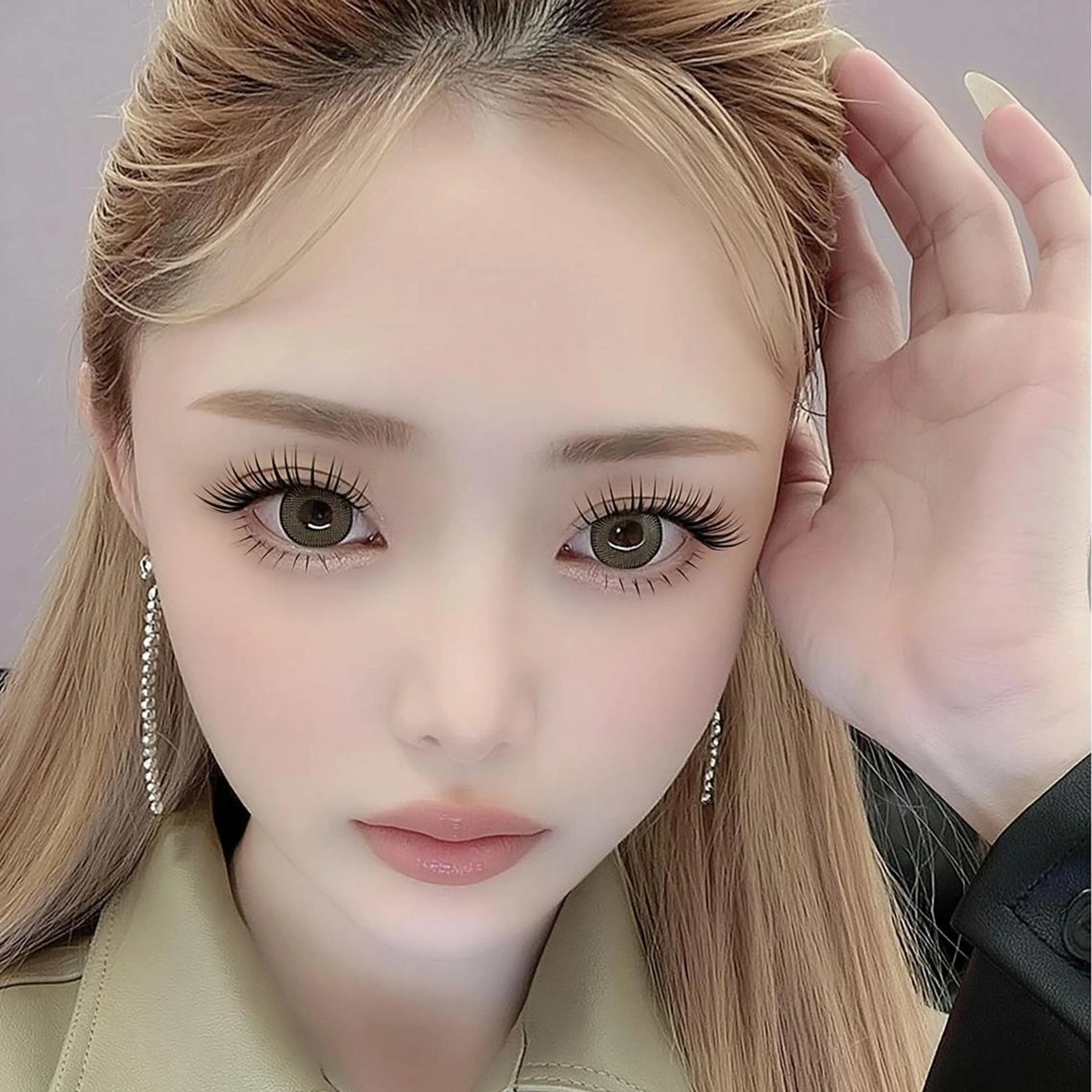 マツエク・マツパ 束感まつ毛 韓国風マツエク ナチュラル パリジェンヌラッシュリフト 一重×まつ毛パーマ ナナミ/ NOISM /大阪/高槻店🌙のマツエク・マツパデザイン