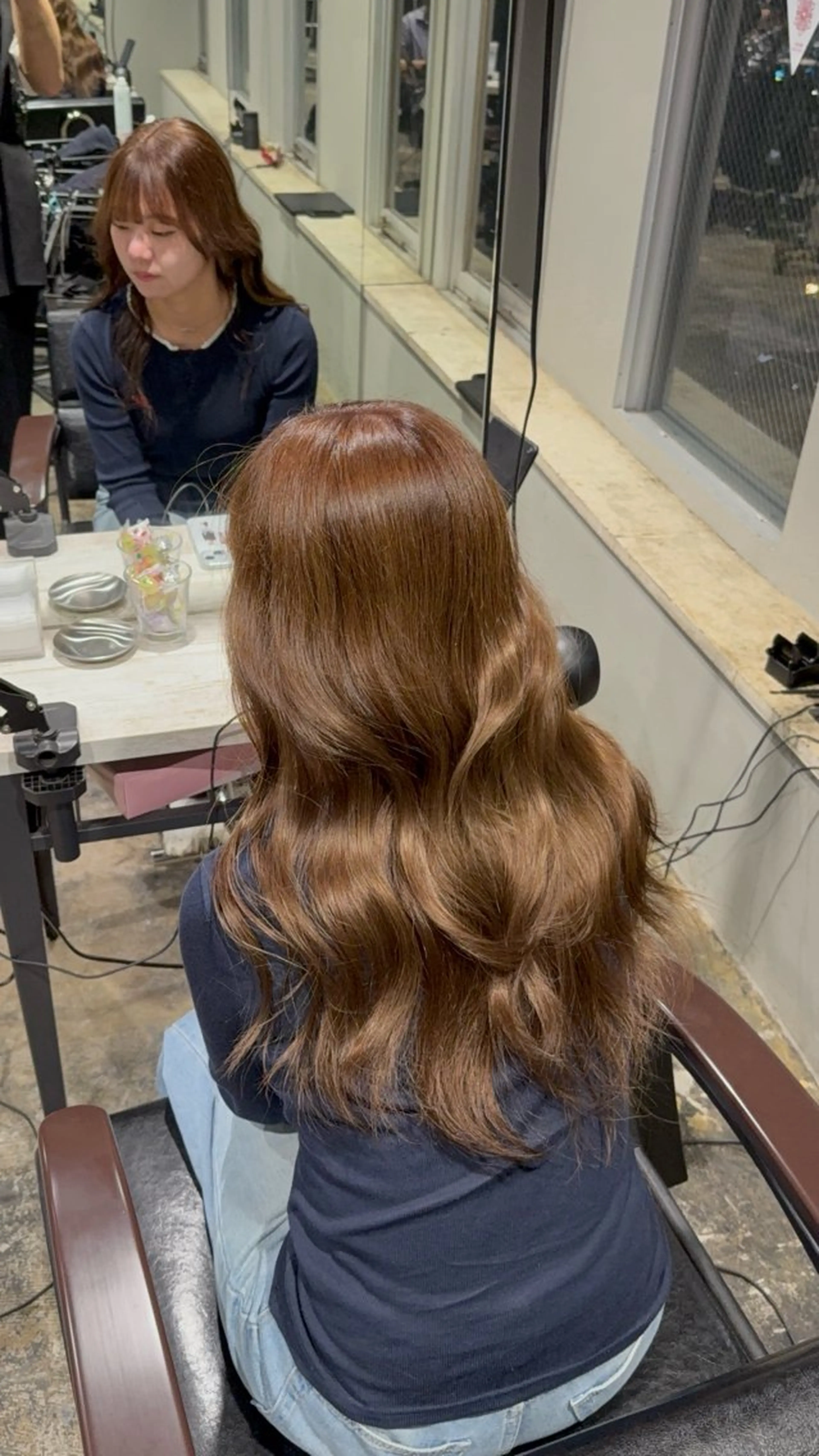 ロング ヘアカラー トリートメント 渋谷ケアブリーチ ❤️‍🔥徳田空悟のヘアスタイル