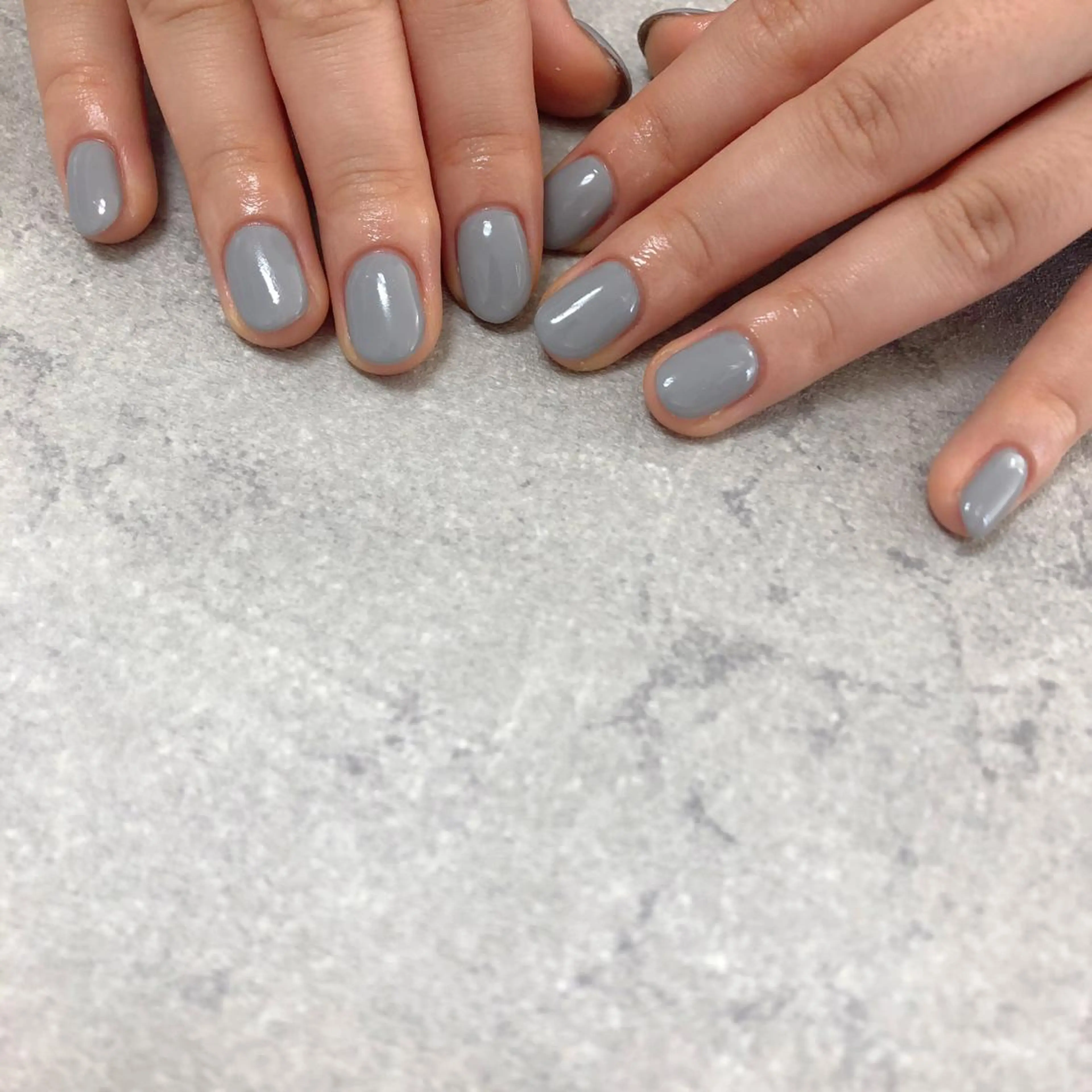 ネイル ブルー ハンドネイル mogunail &blowのネイルデザイン