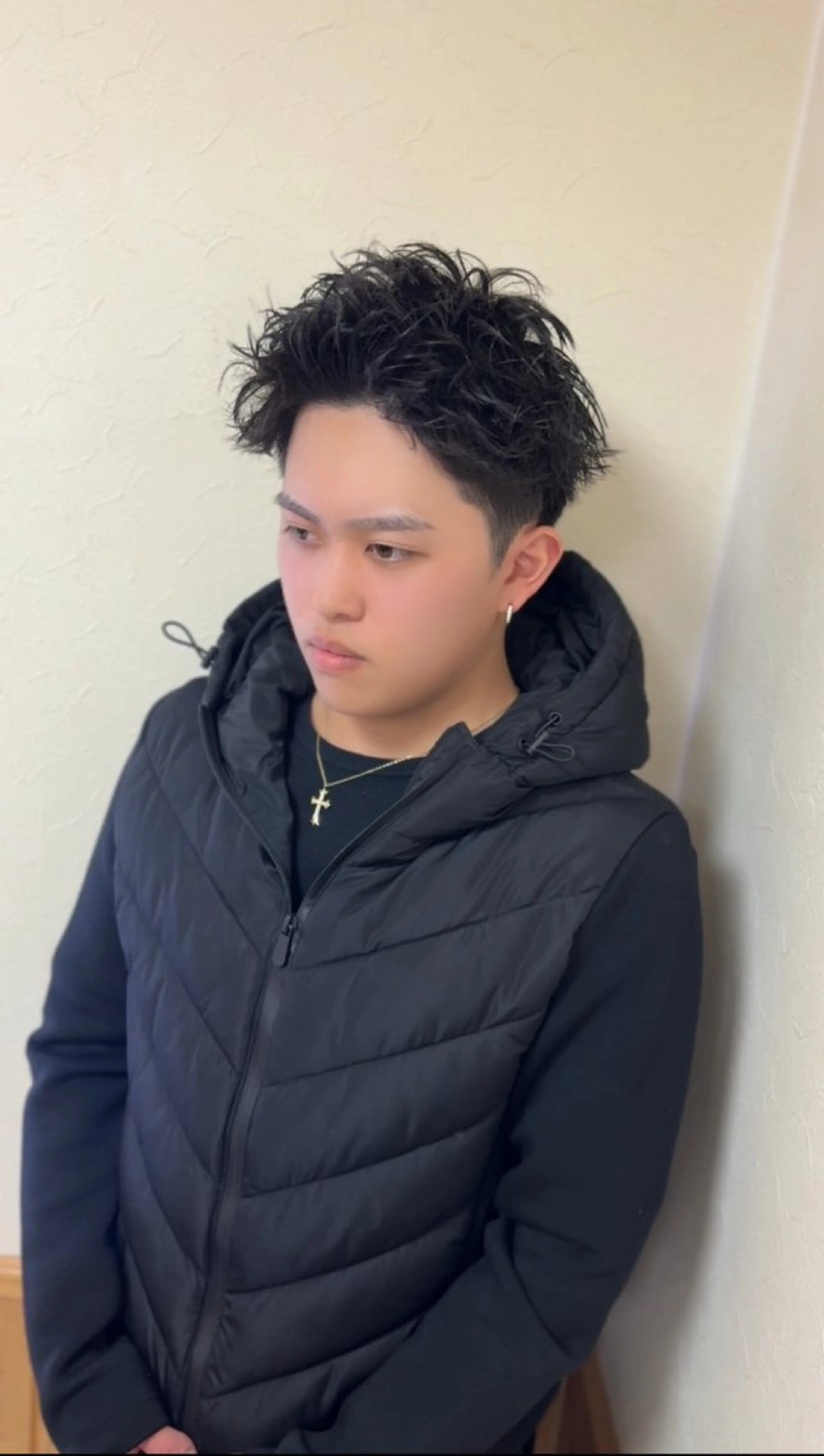 メンズ メンズパーマ スパイキーショート カット TAIYO帯広/ メンズパーマ/波巻きのヘアスタイル