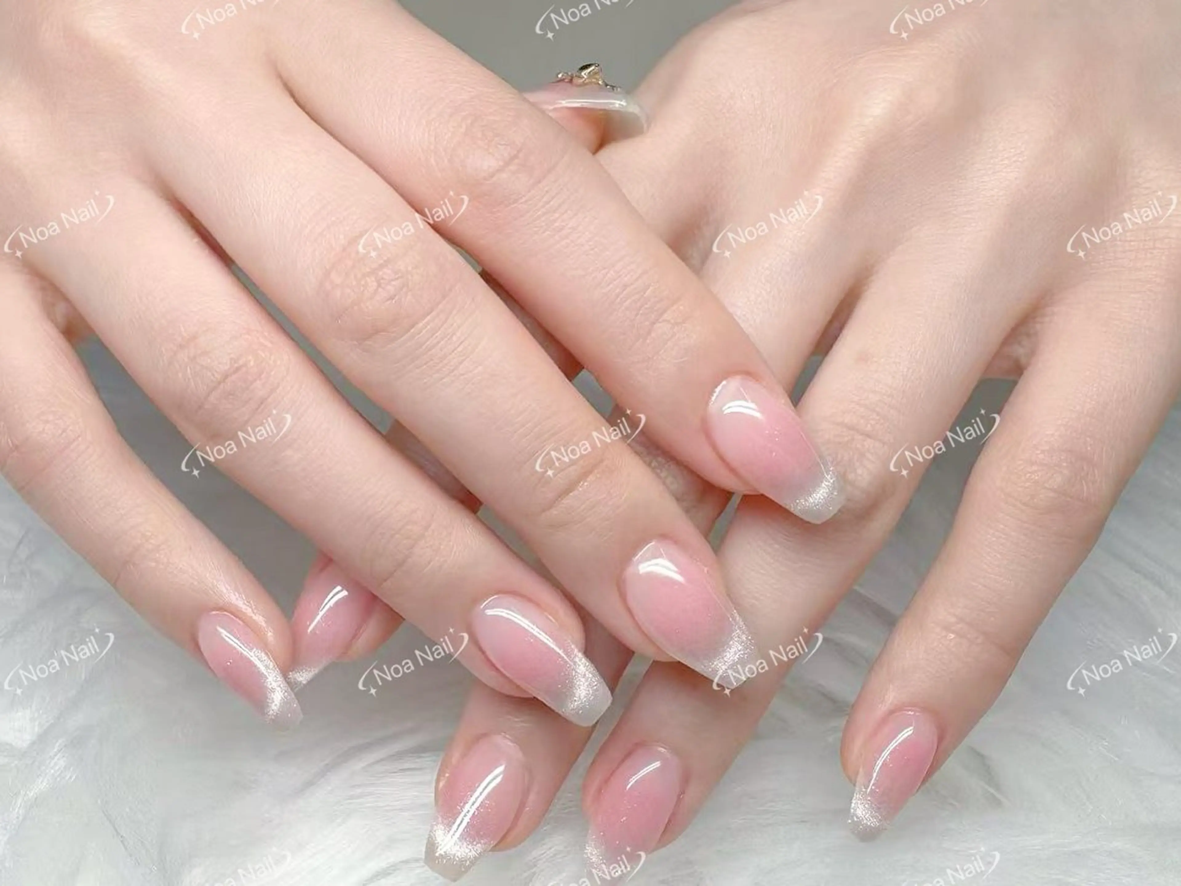 ネイル 成人式 フレンチネイル 韓国ネイル マグネットネイル 持ち込み ハンドネイル Noa Nail みつきのネイルデザイン