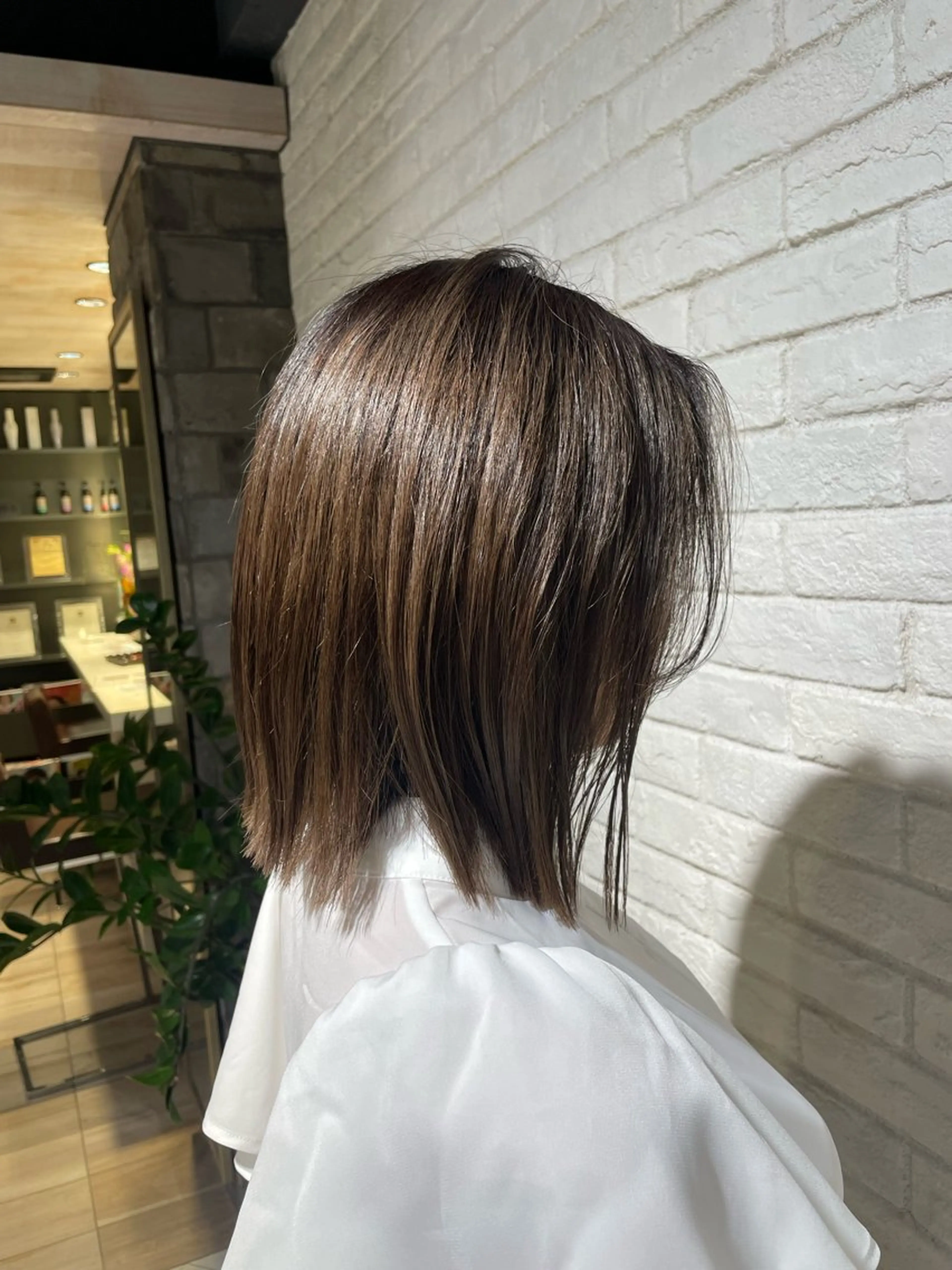 ミディアム 外ハネヘア 小野寺 もものヘアスタイル