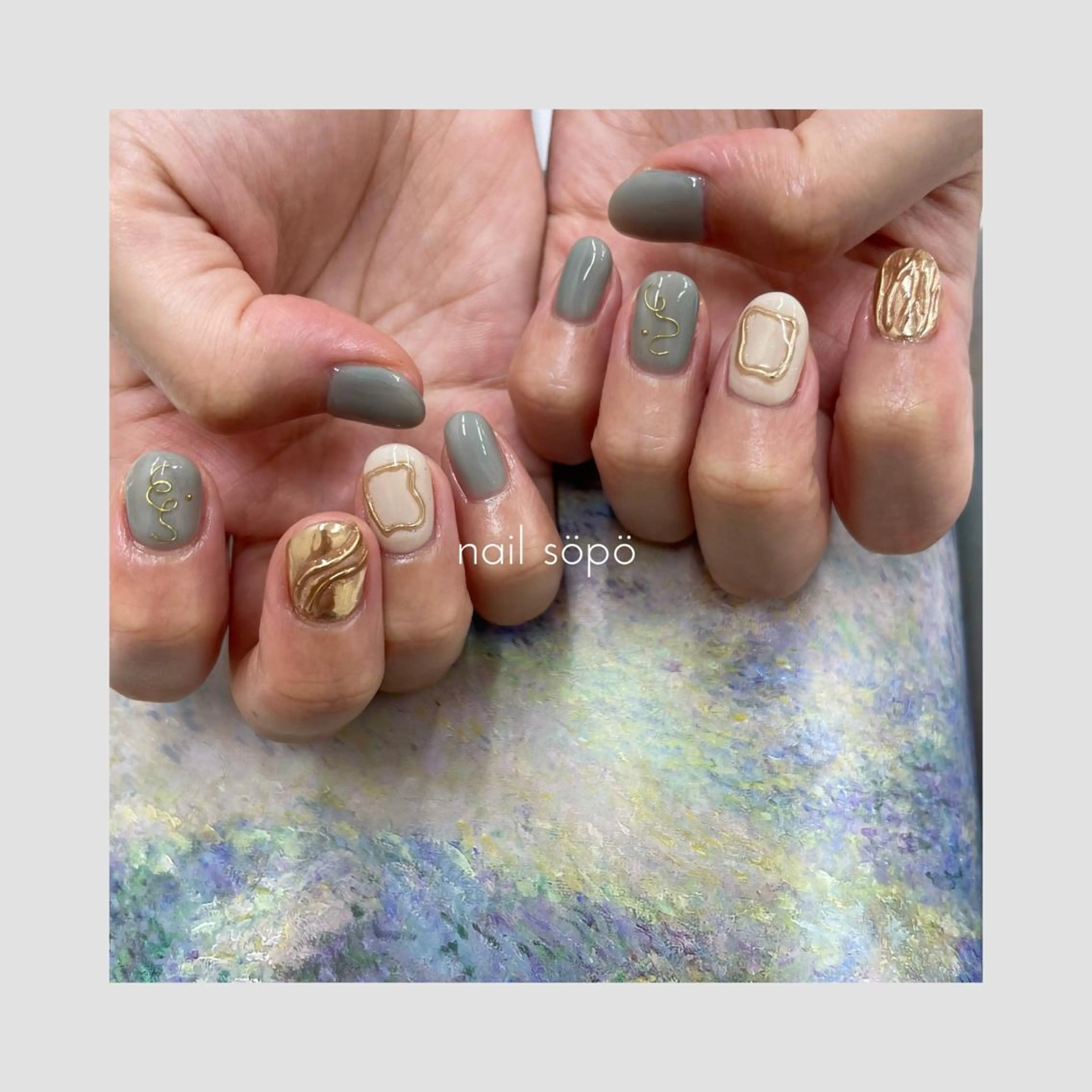 ネイル 自由が丘✳︎奥沢 nail söpöのネイルデザイン