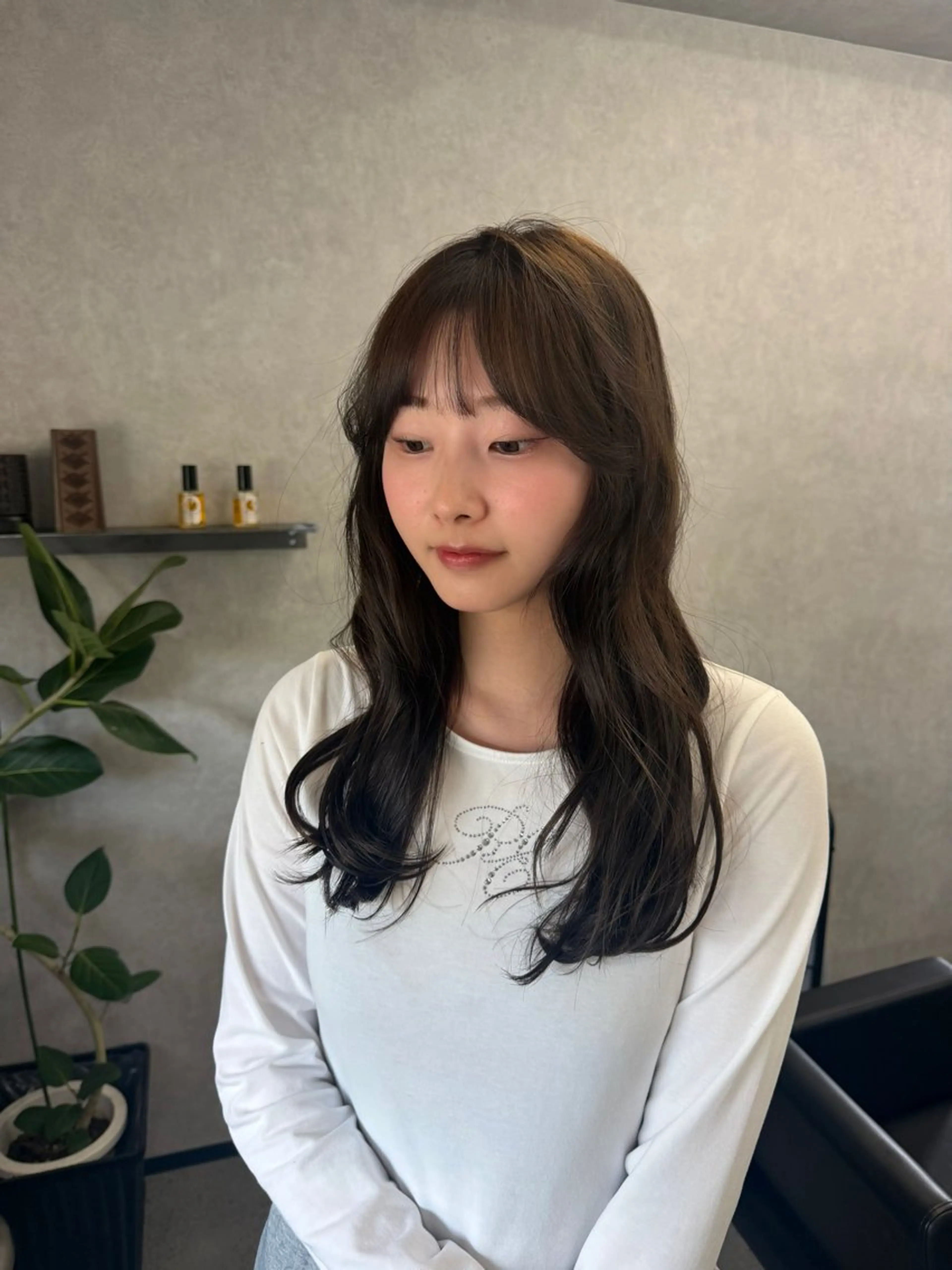 カラー ブリーチ ブリーチなしカラー ヘアカラー アヤカ （AYAKA）のヘアスタイル