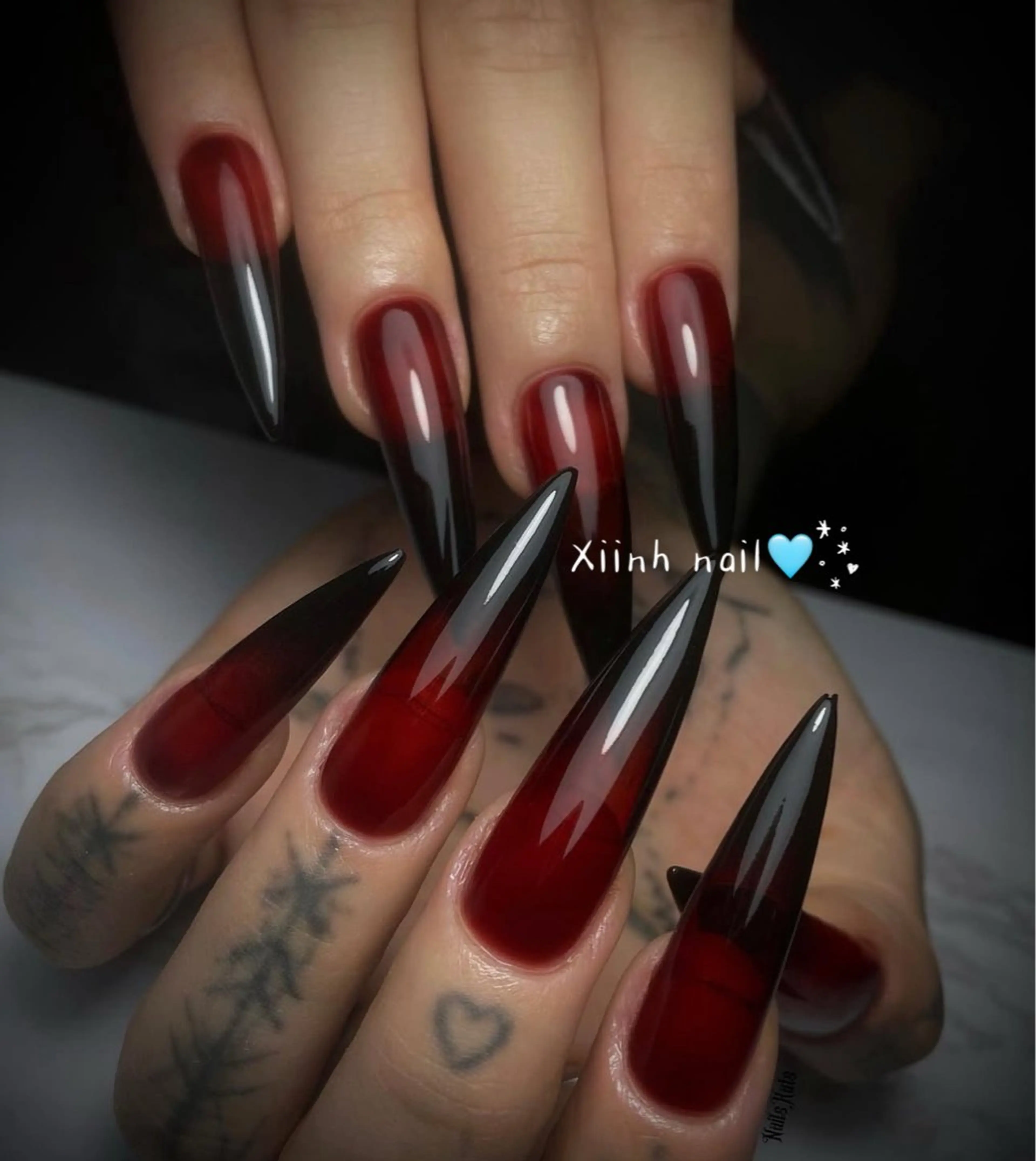 ネイル チークネイル 桜ネイル フットネイル ジェルネイル ハロウィン ハンドネイル XIINH NAIL SALONのネイルデザイン