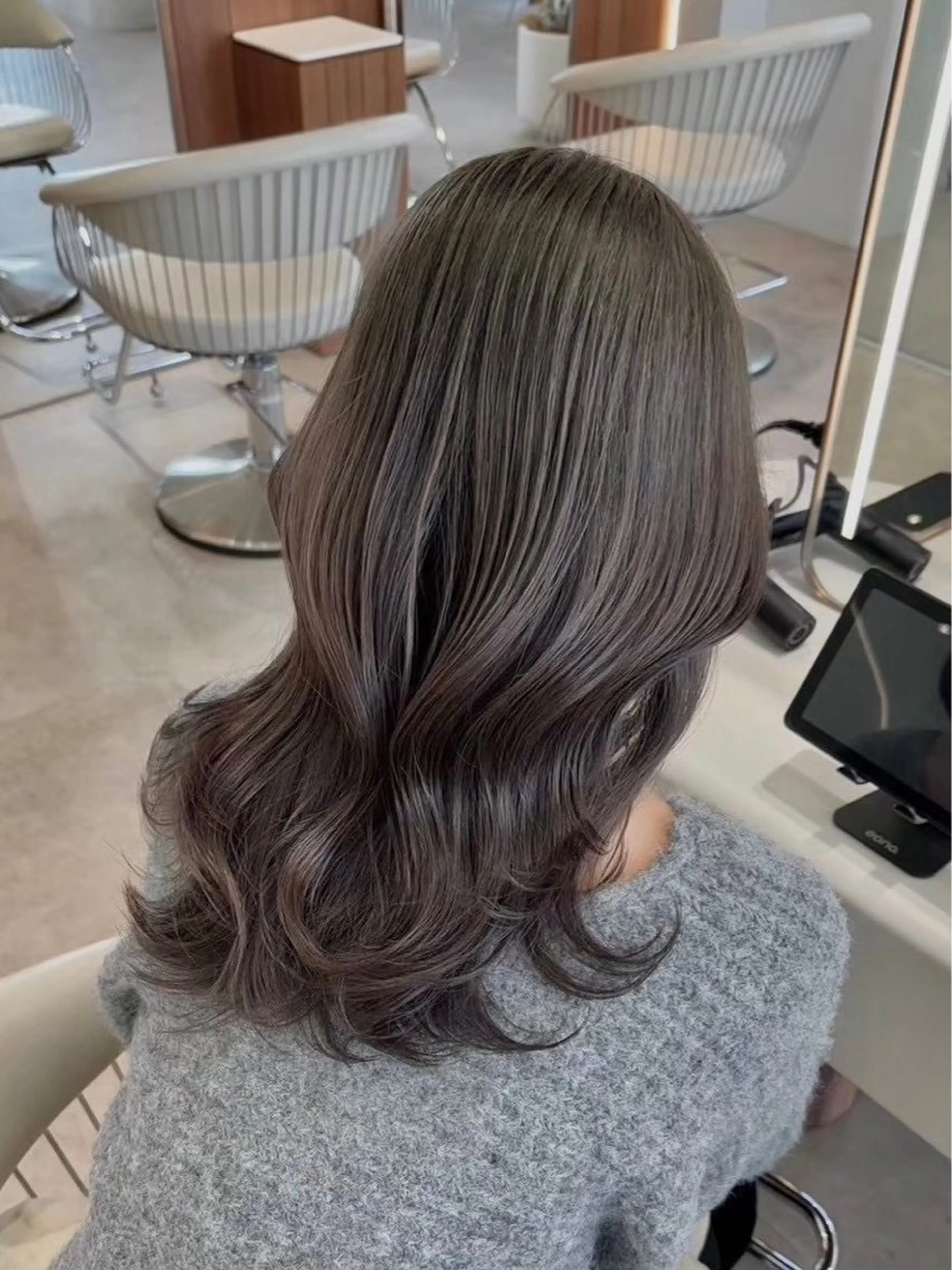 セミロング カット トリートメント ヘッドスパ ヘアセット 立川美容師✨️❤️ まゆかのヘアスタイル