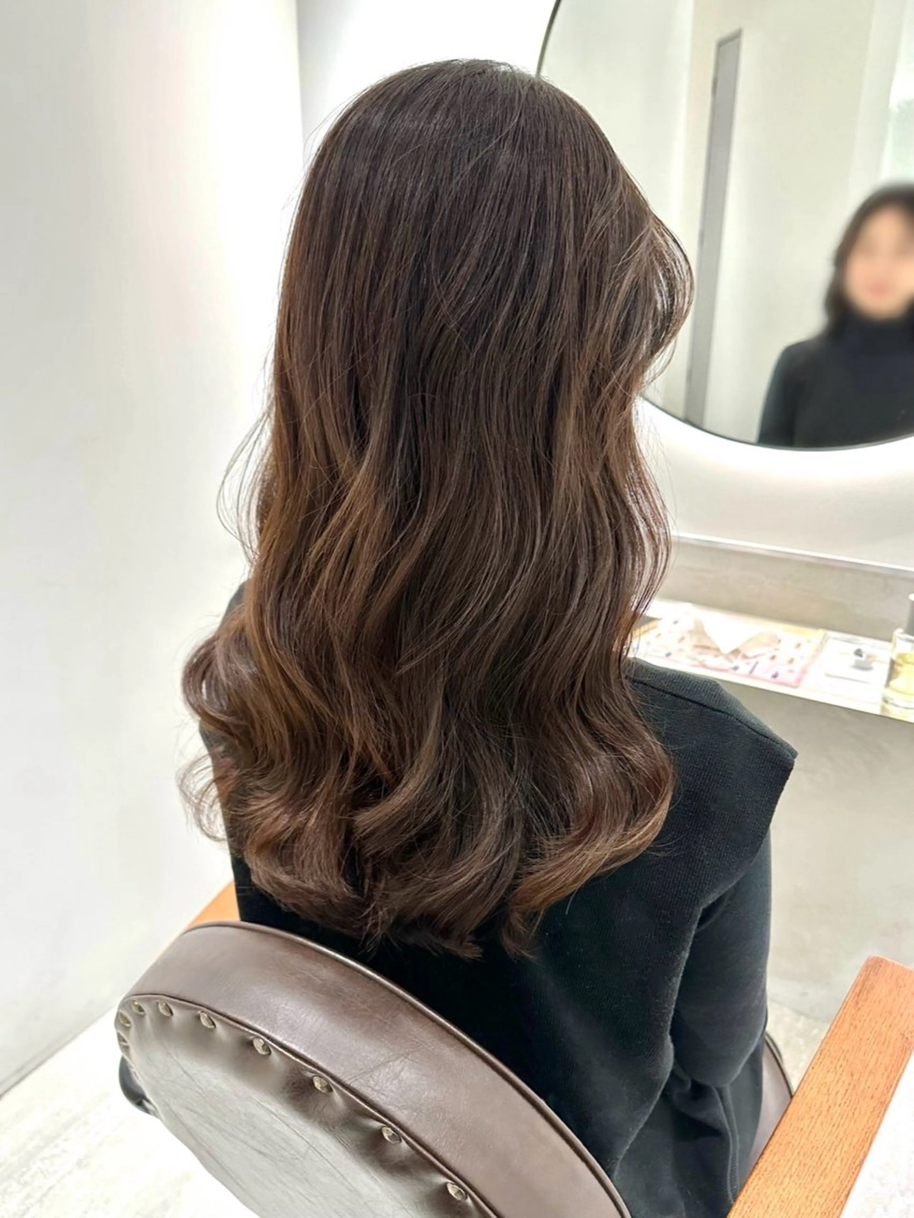 セミロング カラー パーマ 銀座No.1髪質改善 縮毛矯正/本木のヘアスタイル