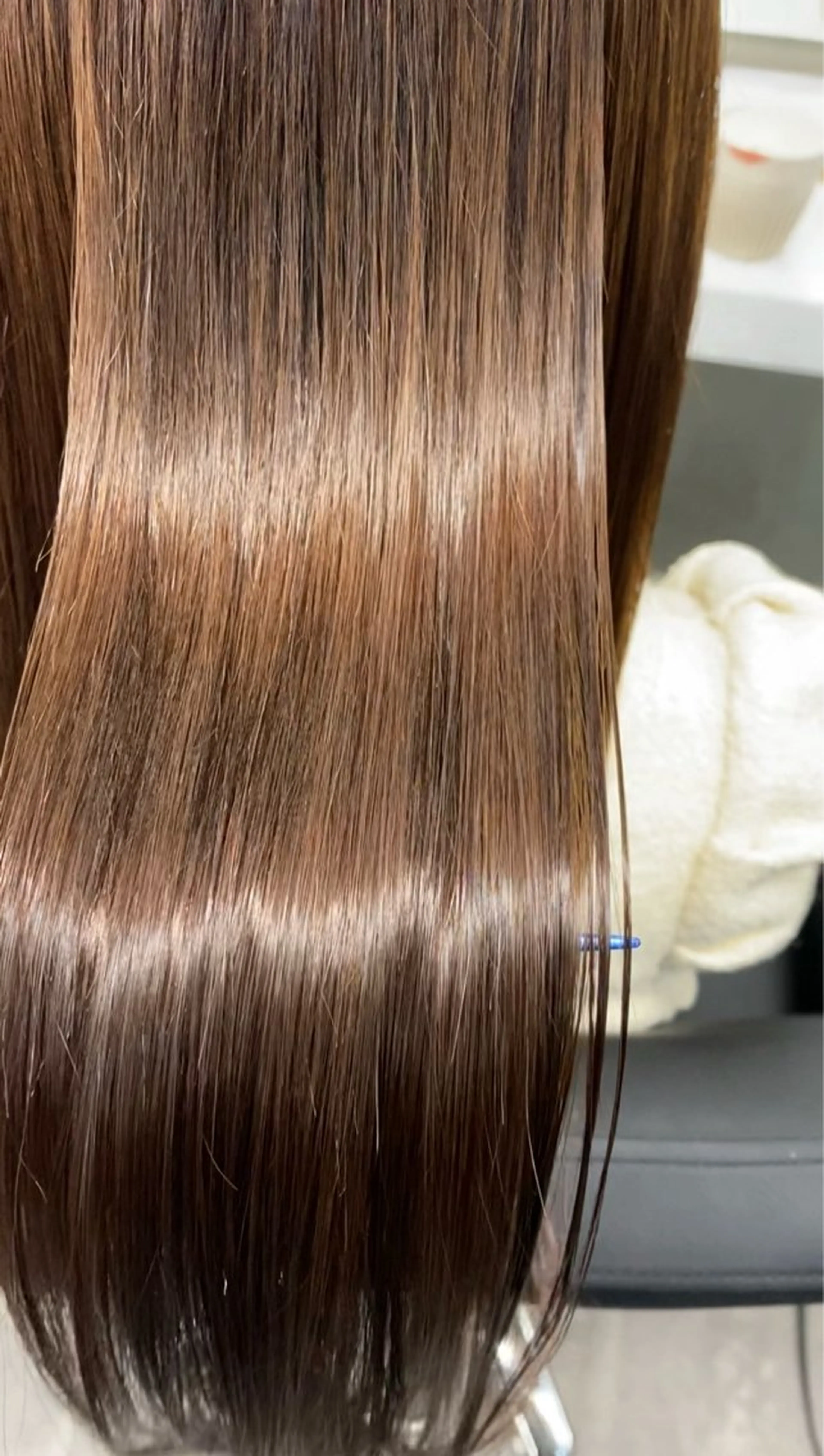 ロング カット 縮毛矯正 トリートメント ブリーチ/インナー カラー/長峯美羽のヘアスタイル