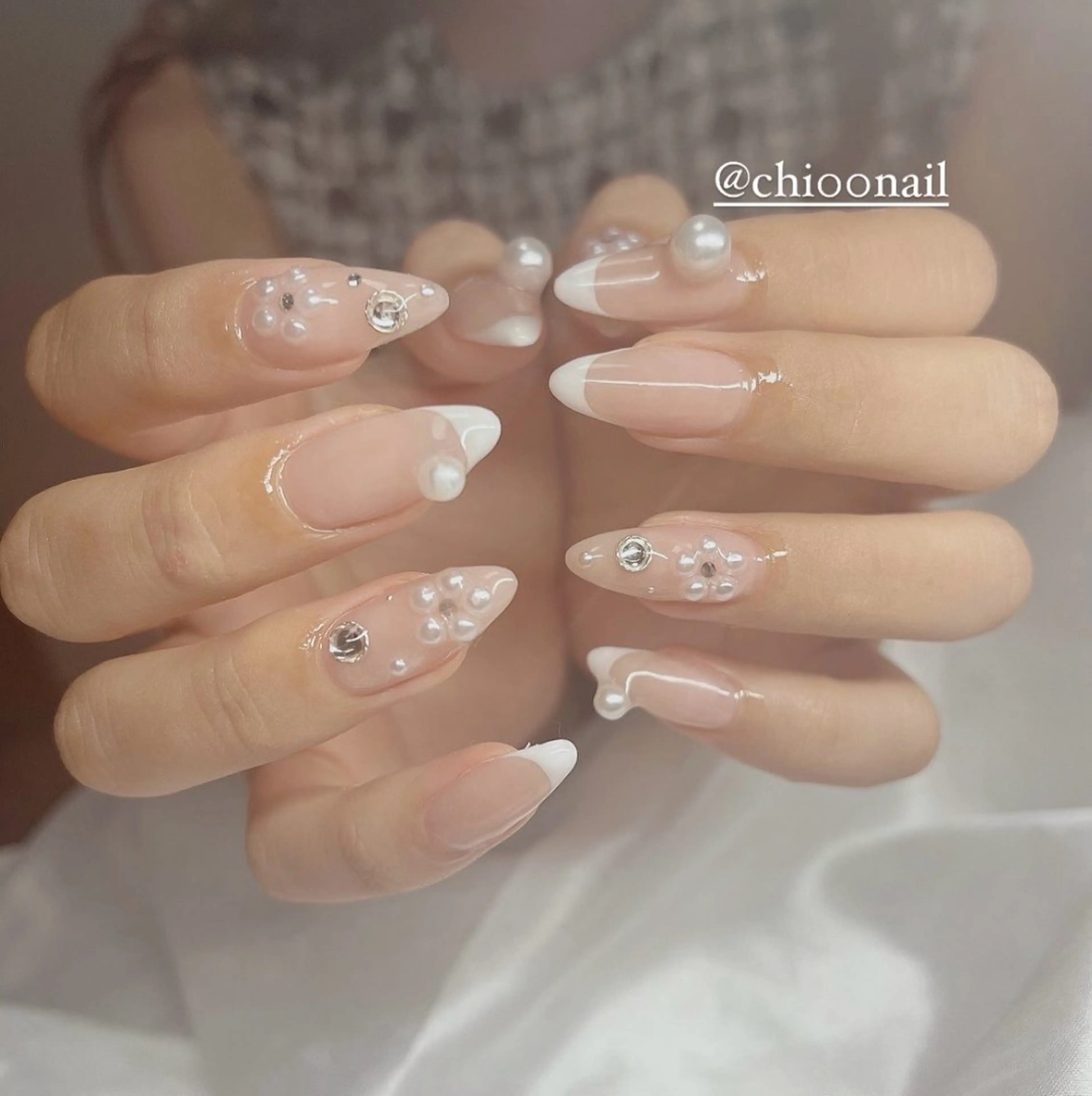 ネイル アートネイル フットネイル フレンチネイル ジェルネイル 韓国ネイル ハンドネイル よしだ ちえのネイルデザイン