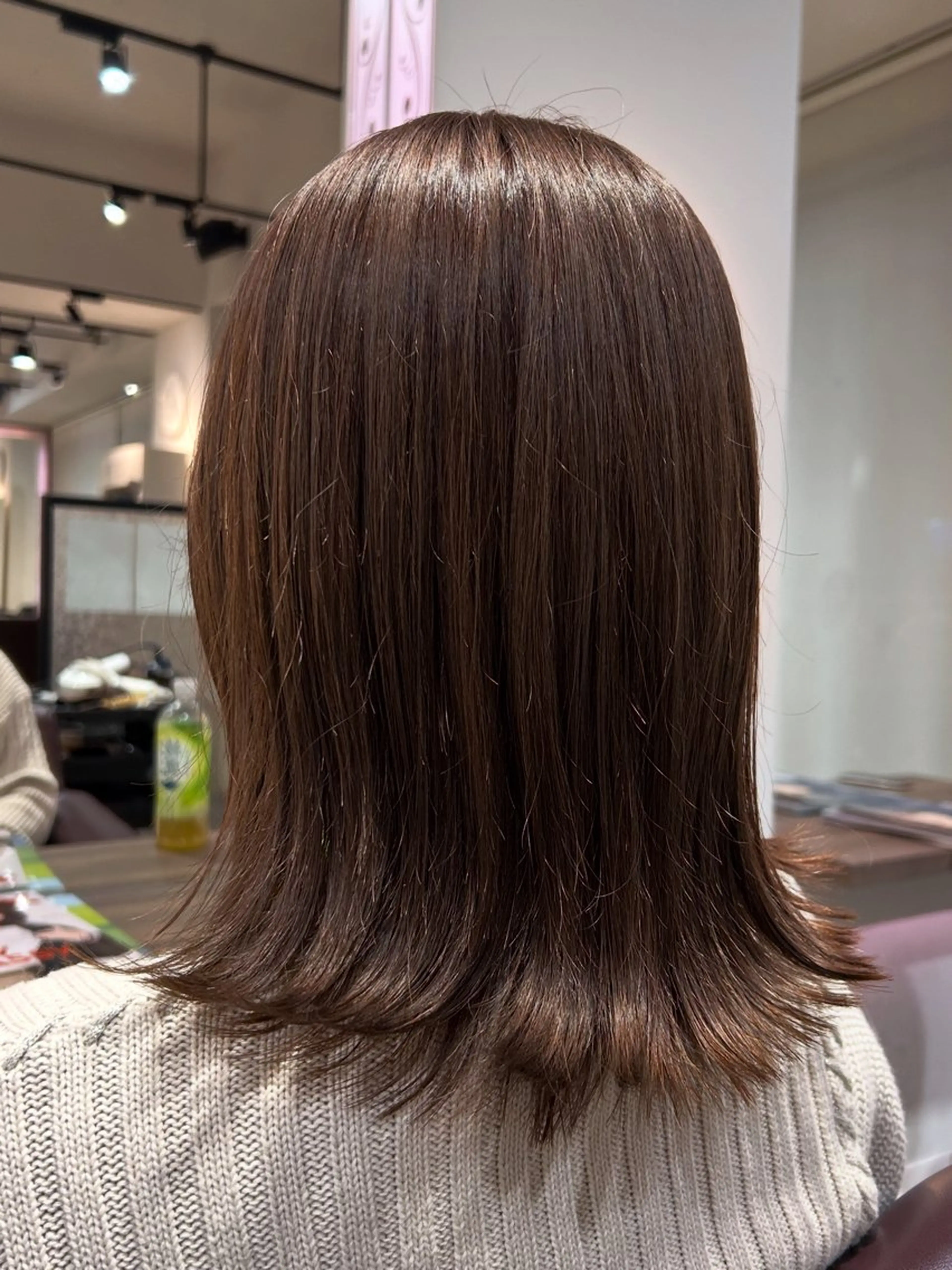 ミディアム 透明感カラー 板橋　島村美咲のヘアスタイル