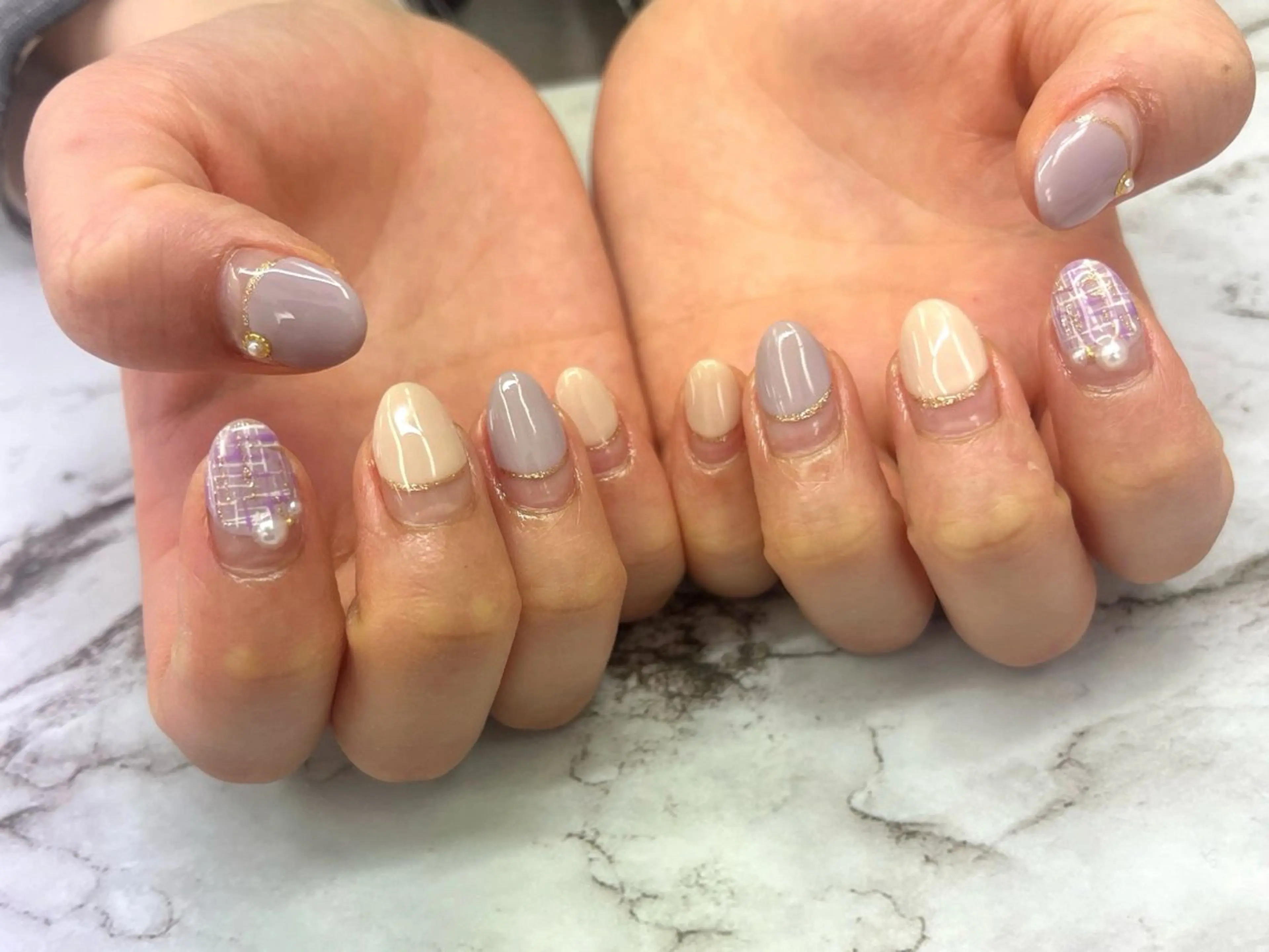 ネイル ハンドネイル nail salon blancheのネイルデザイン