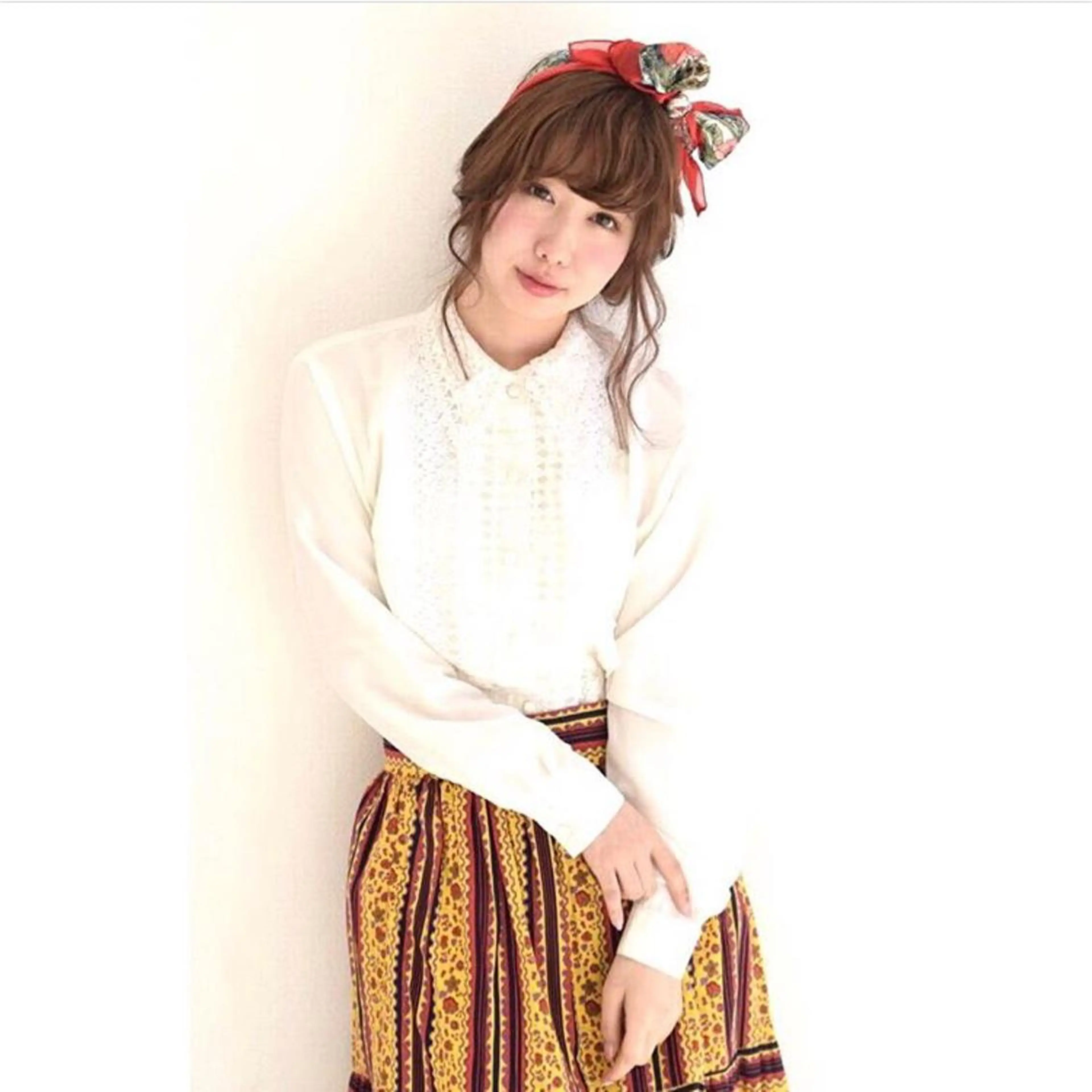 カラー ヘアアレンジ ヘアカラー トリートメント 高木 麻知子のヘアスタイル