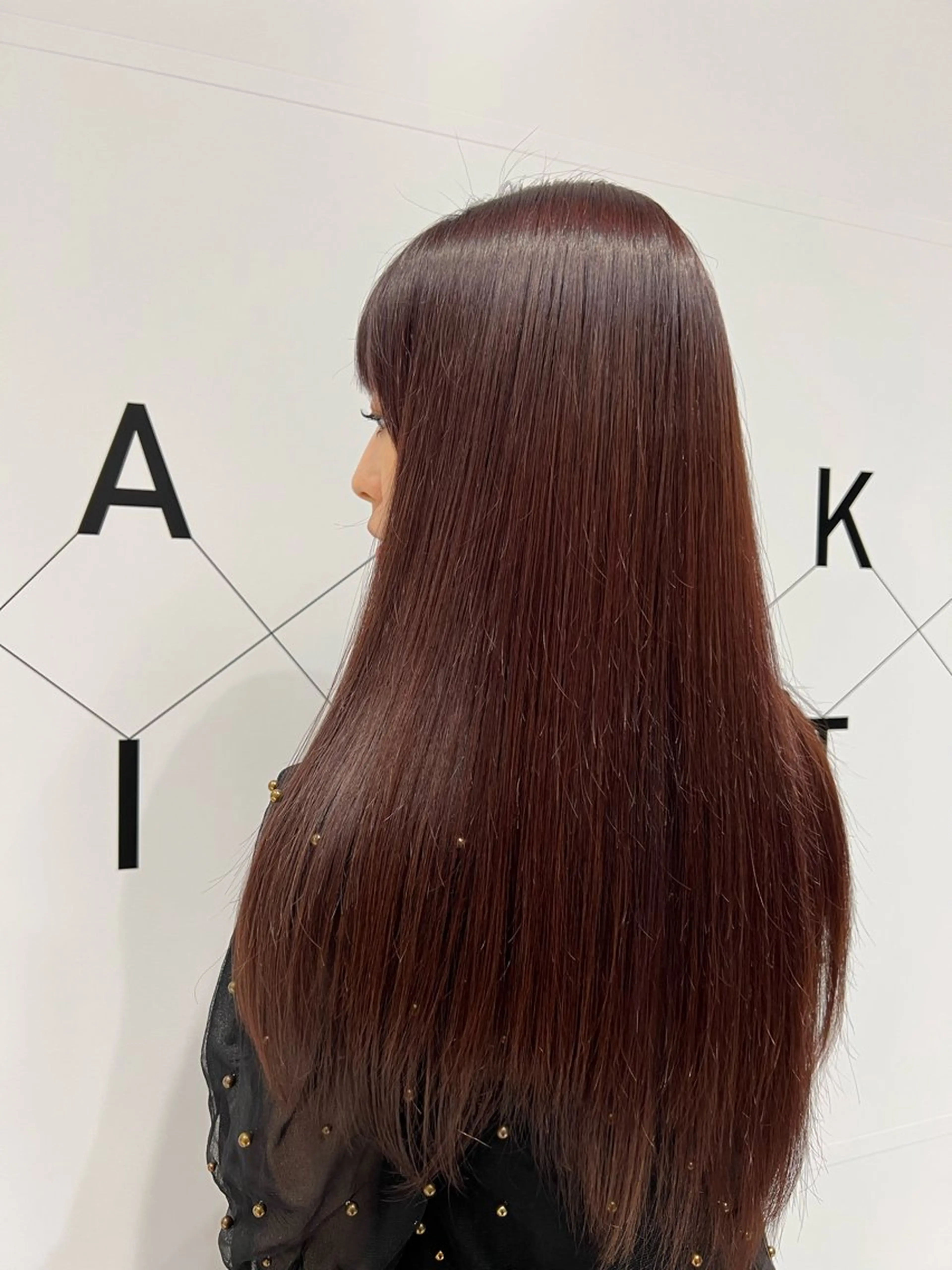 ロング 美髪矯正/髪質改善 /艶髪/千田理名🪞のヘアスタイル