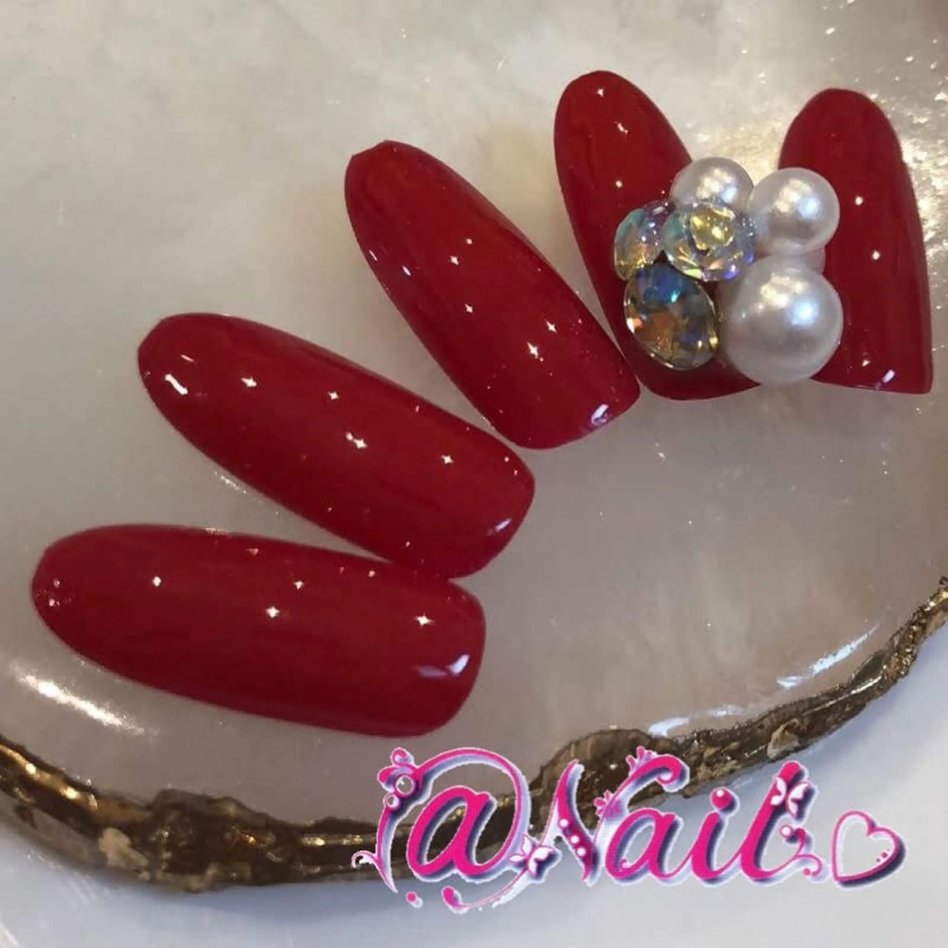 ネイル ネイルチップ 小尾 栞のネイルデザイン