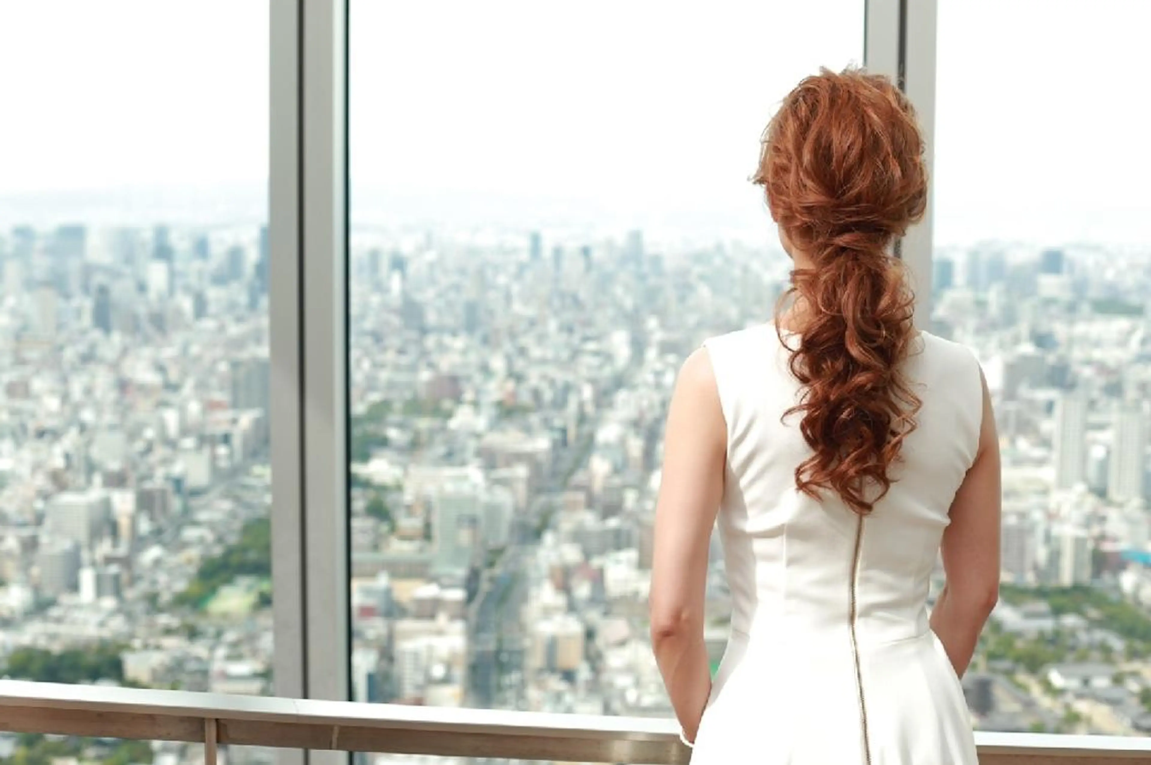 セミロング ヘアアレンジ 結婚式・ブライダル 浴衣 Rarely  beautyのヘアスタイル