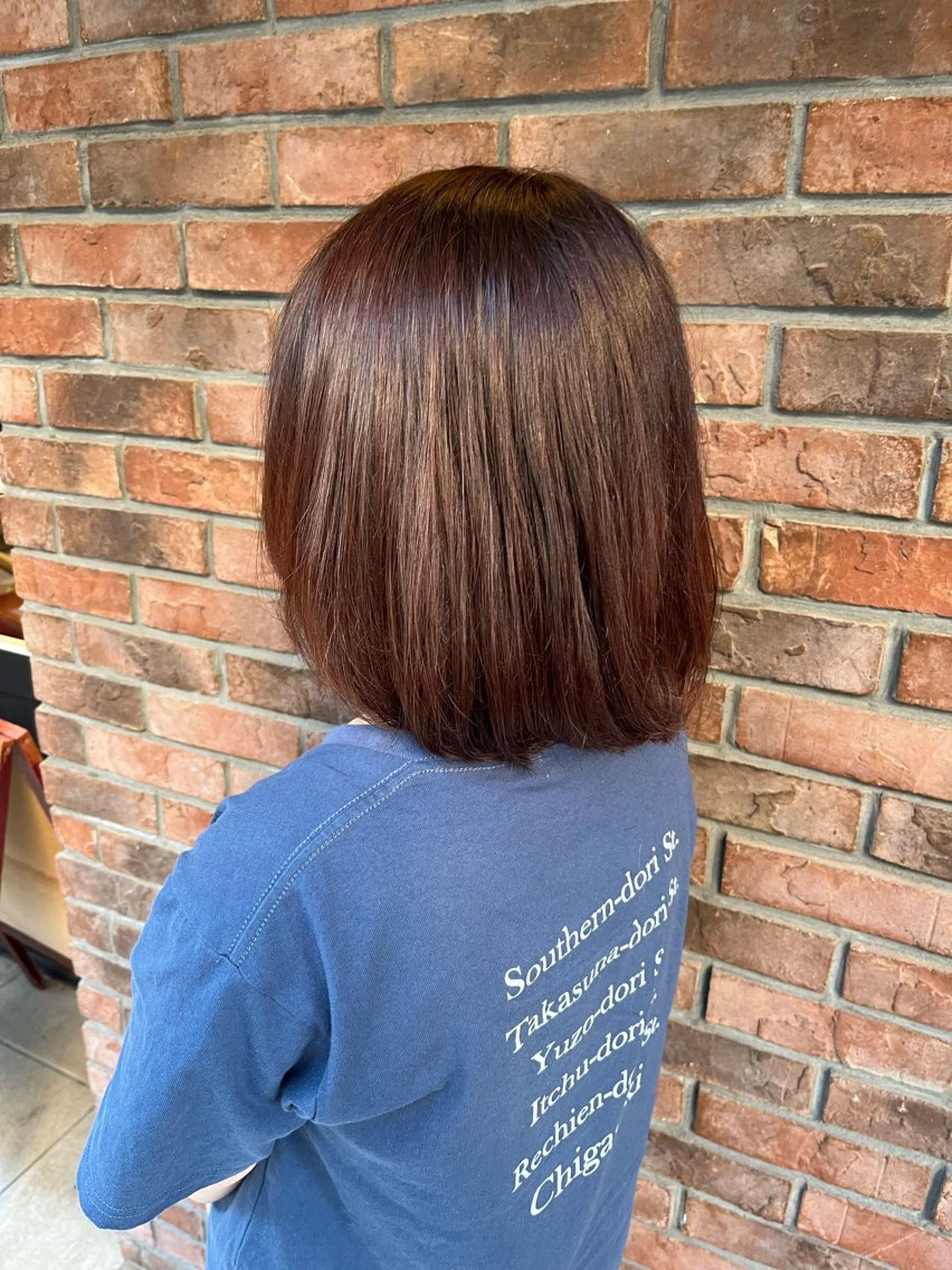 ミディアム カラー ヘアカラー トリートメント 飯田 莉穂のヘアスタイル