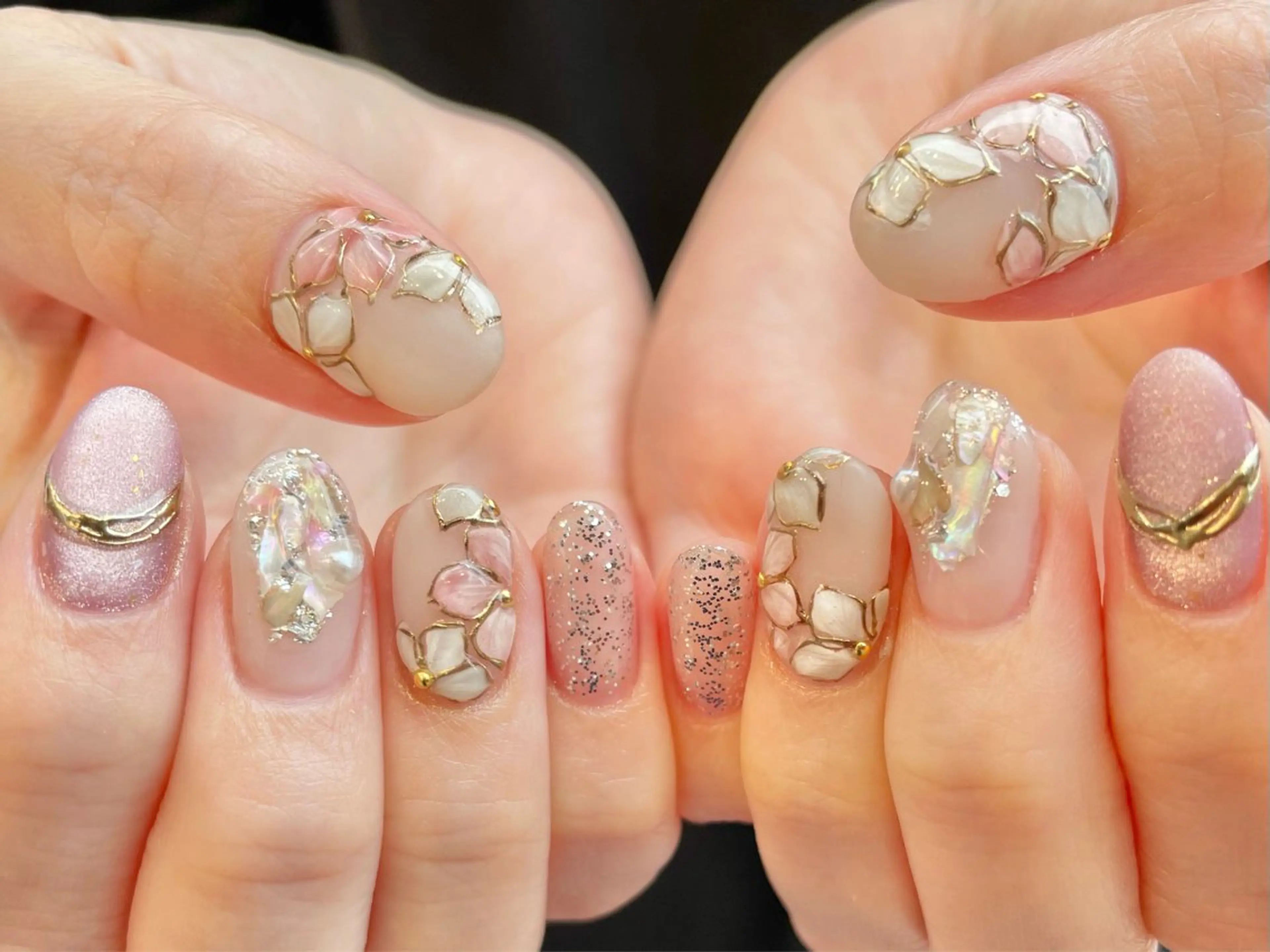 ネイル ハンドネイル Ash関内ネイリスト 荒木のネイルデザイン