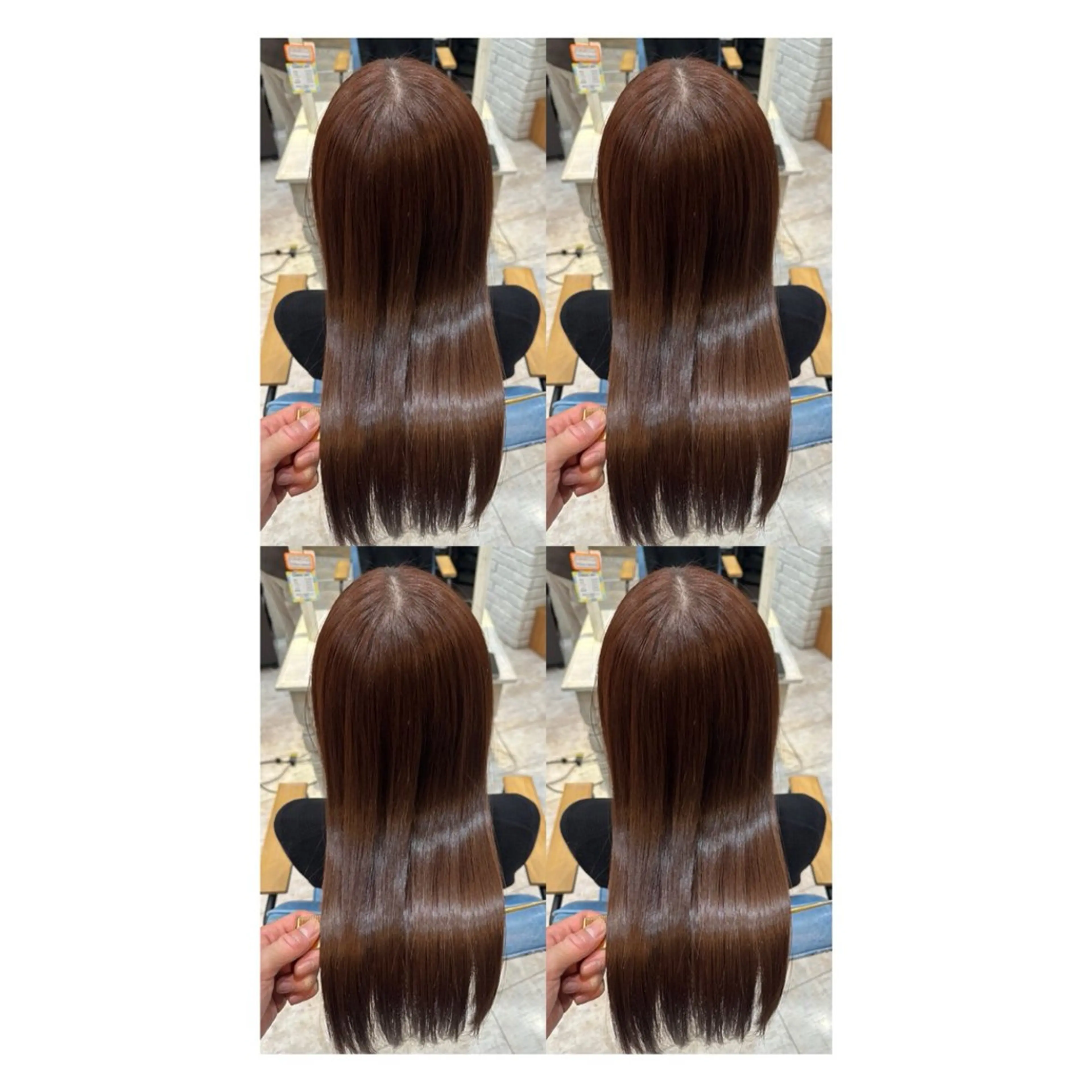 ロング カラー 透明感カラー 髪質改善 縮毛矯正 トリートメント カット ヘアカラー トリートメント 店長✨レイヤー✖️ 髪質改善✖️韓国ヘアのヘアスタイル