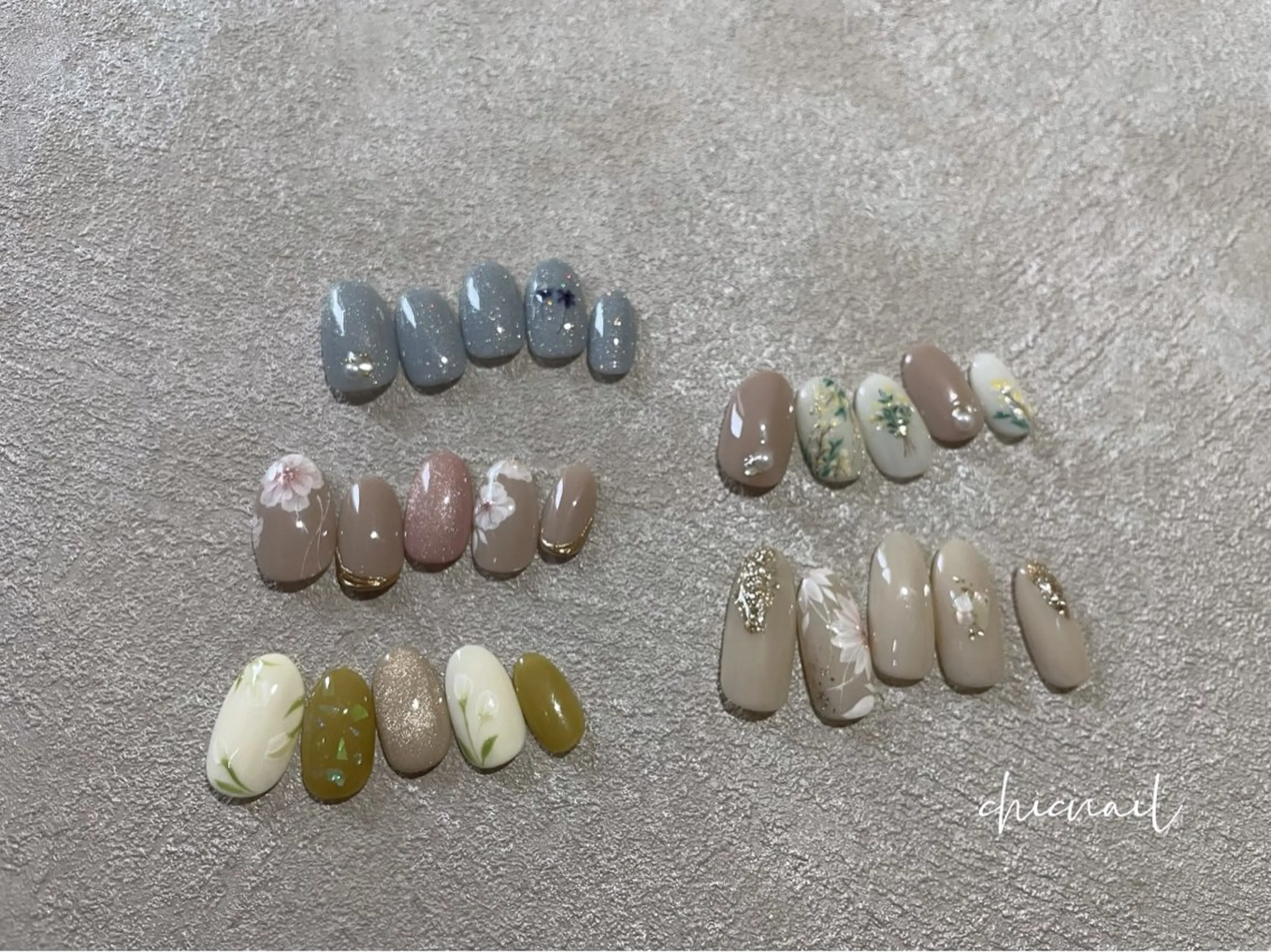 ネイル 春ネイル chic nailのネイルデザイン