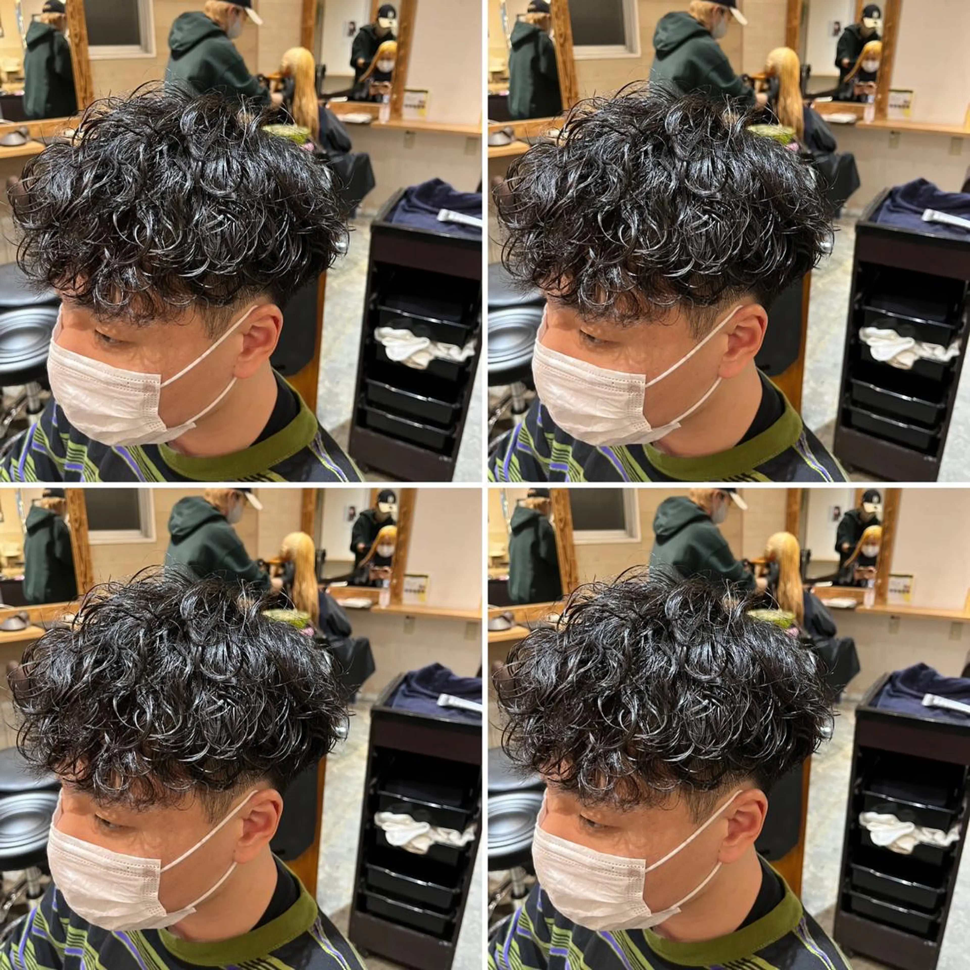 パーマ メンズ カット パーマ トリートメント ヘアセット 💈メンズパーマ特化 店長望月謙二郎💈のヘアスタイル