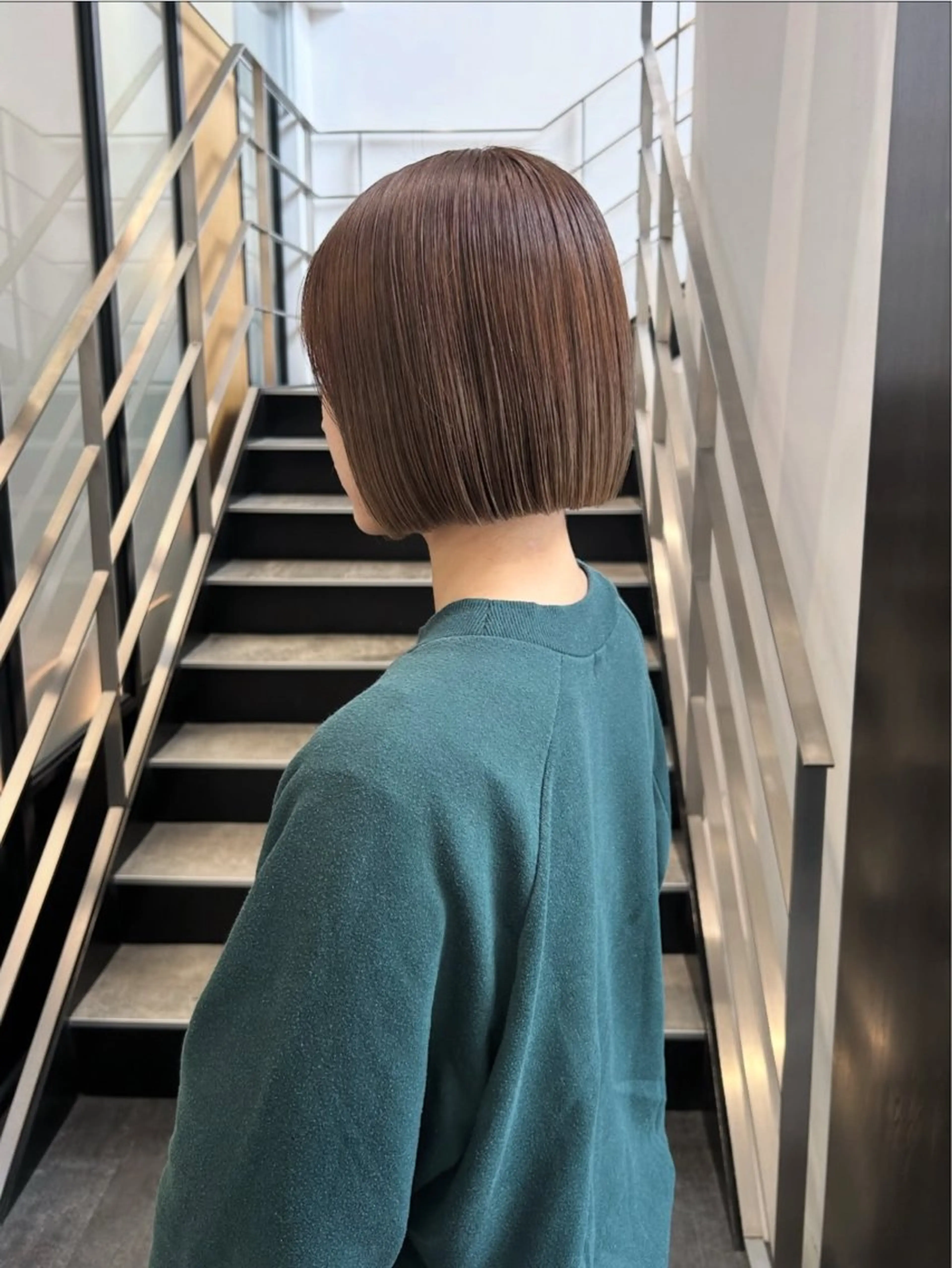 ミディアム カラー ボブ カット ヘアカラー stylist 🌸 kana.のヘアスタイル