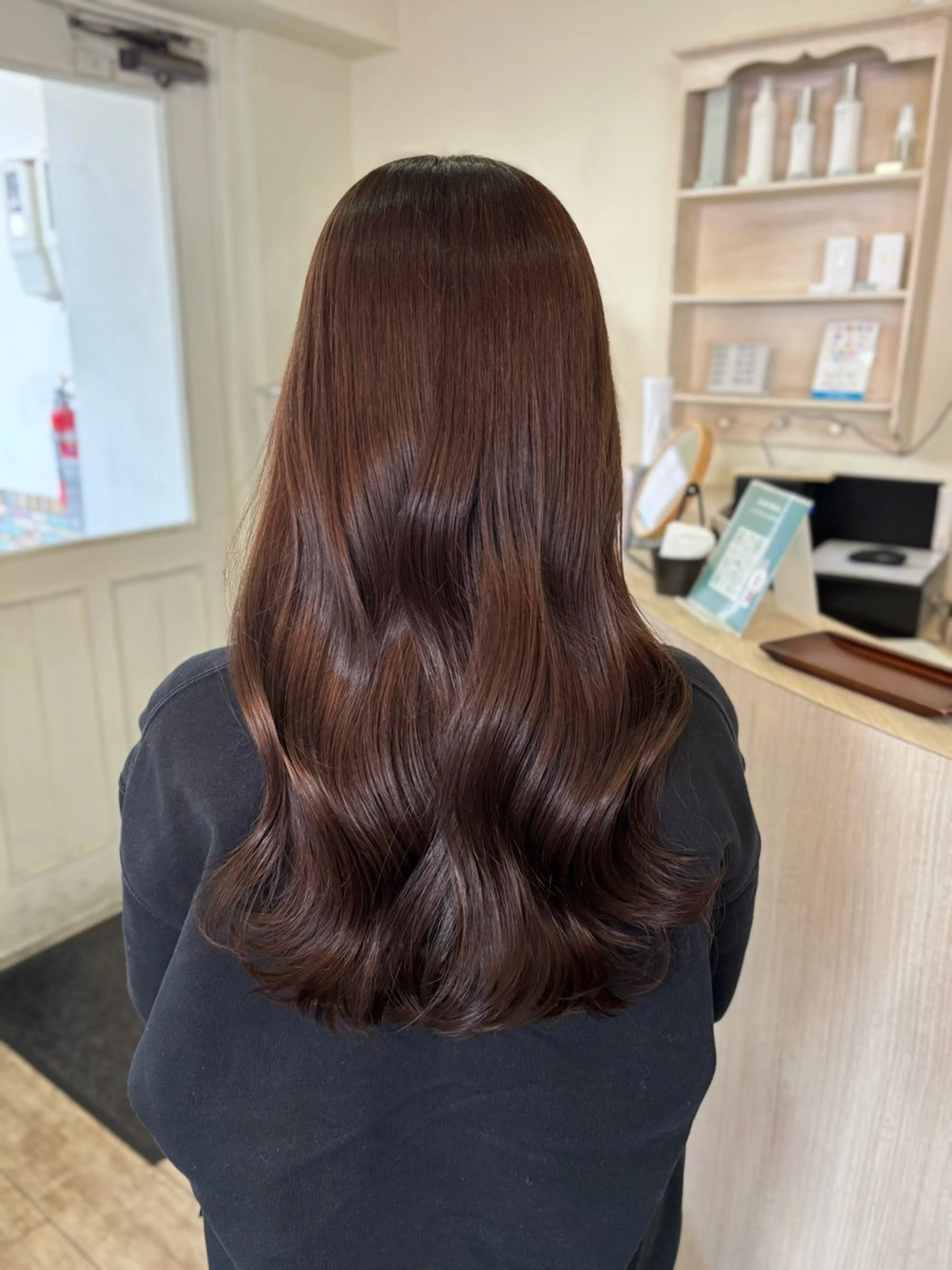 セミロング カット ヘアカラー トリートメント 【髪質改善】 Wakanaのヘアスタイル