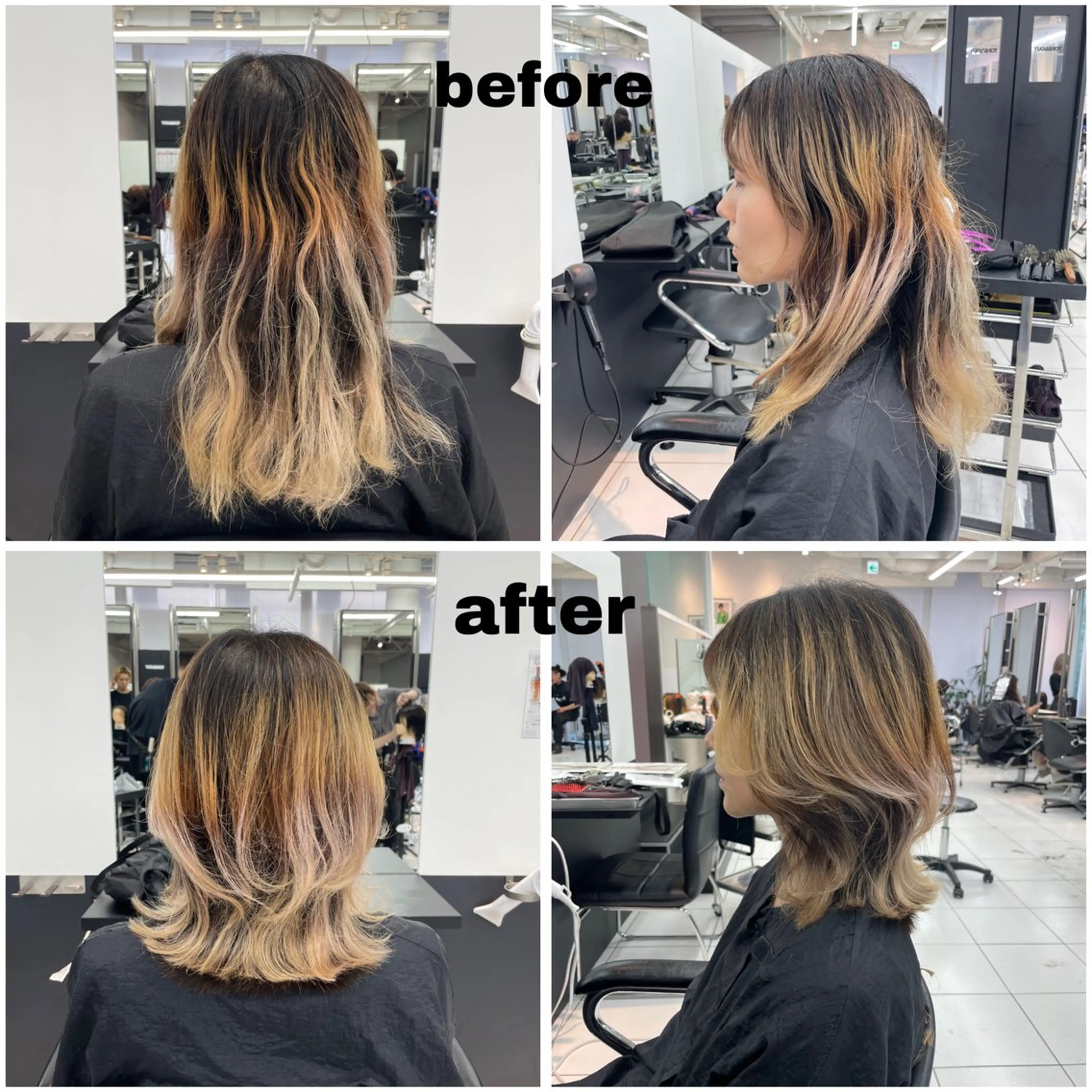 ミディアム ミディアムレイヤー レイヤーカット 無料カットモデル募集 /　 Juanのヘアスタイル