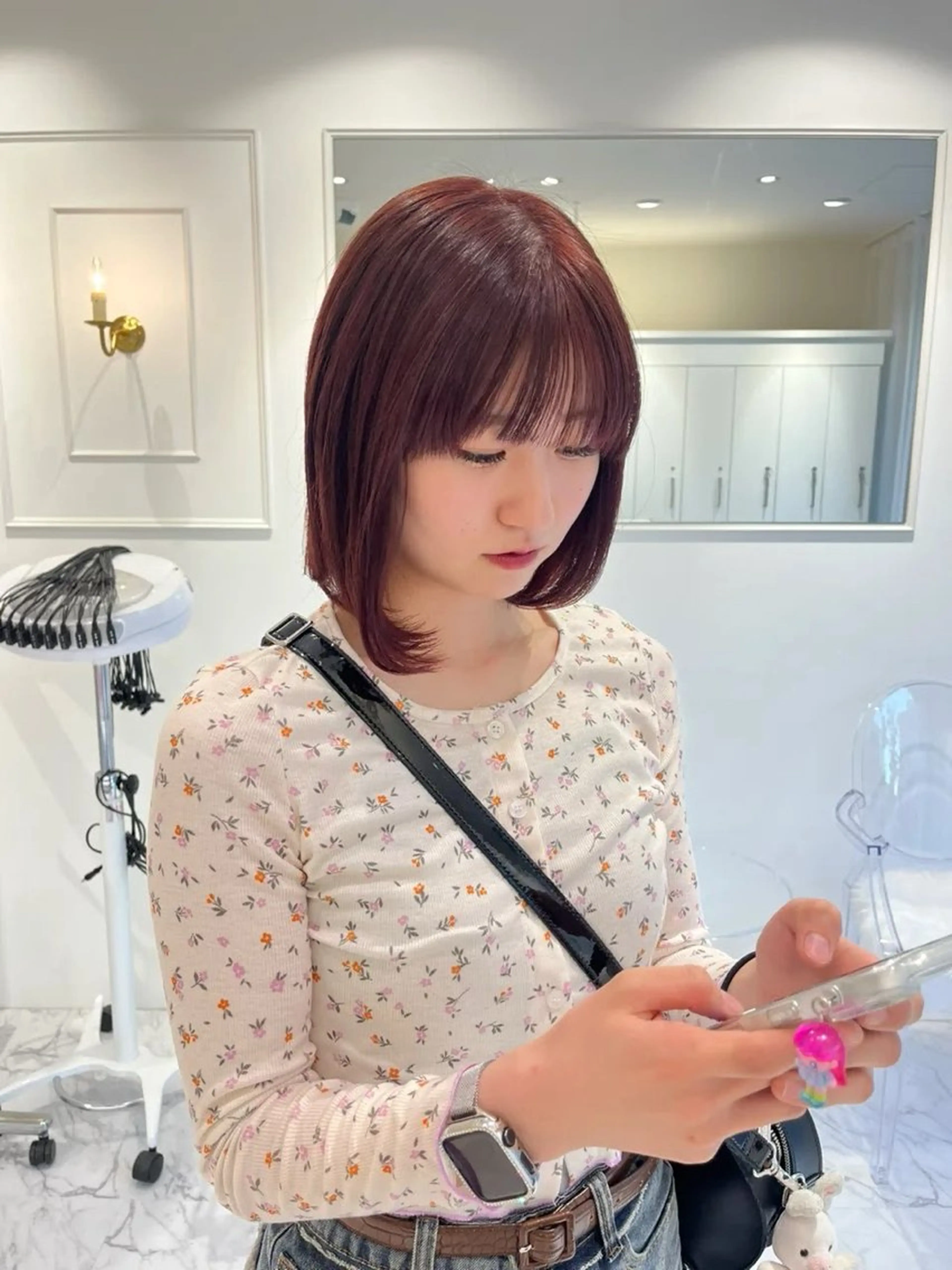 ミディアム ヘアカラー ParveMix /石田 佳澄🩶のヘアスタイル