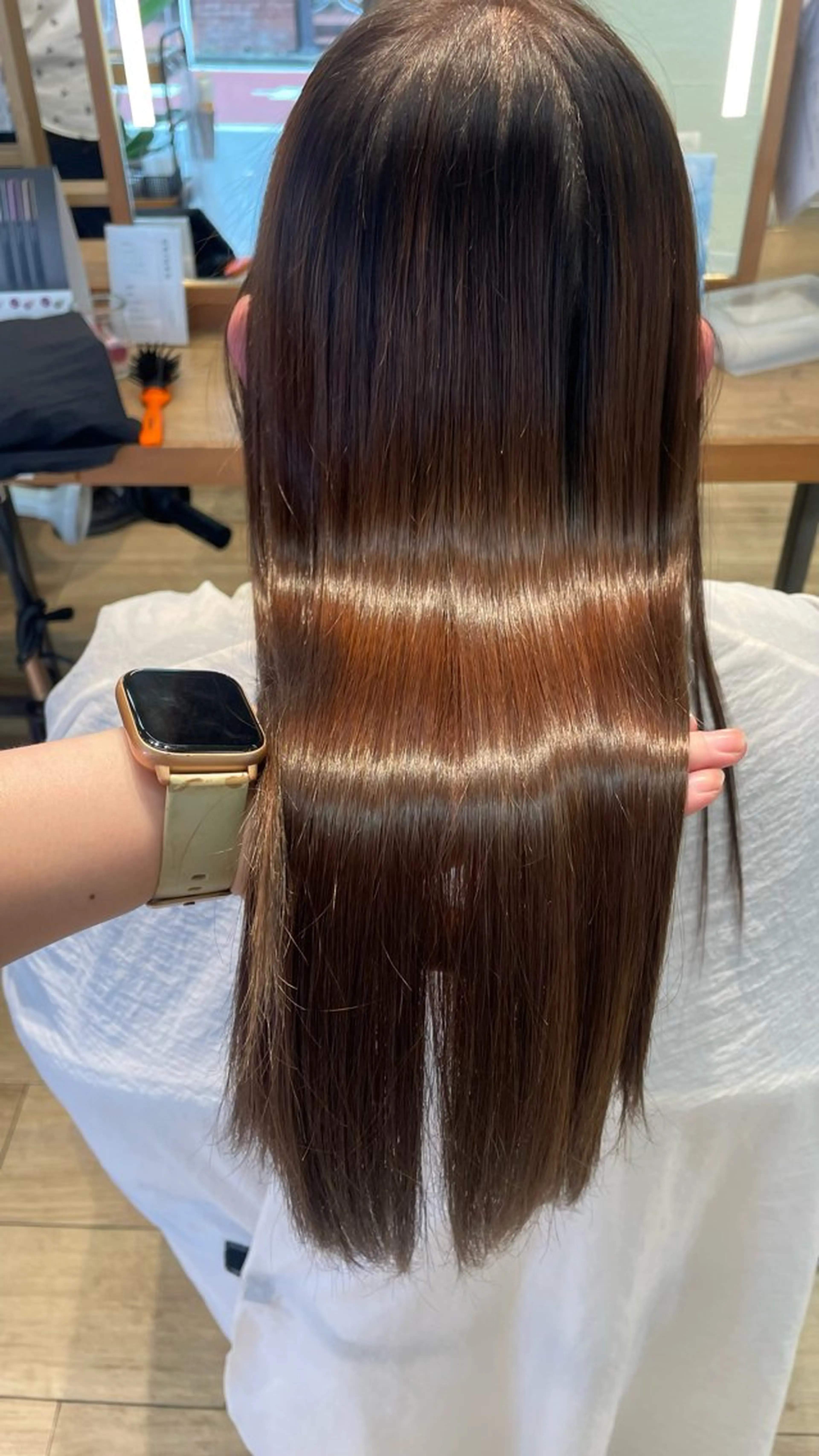 [朝の時短を叶える✨]カット➕酸性ストレート➕トリートメント🫧の写真