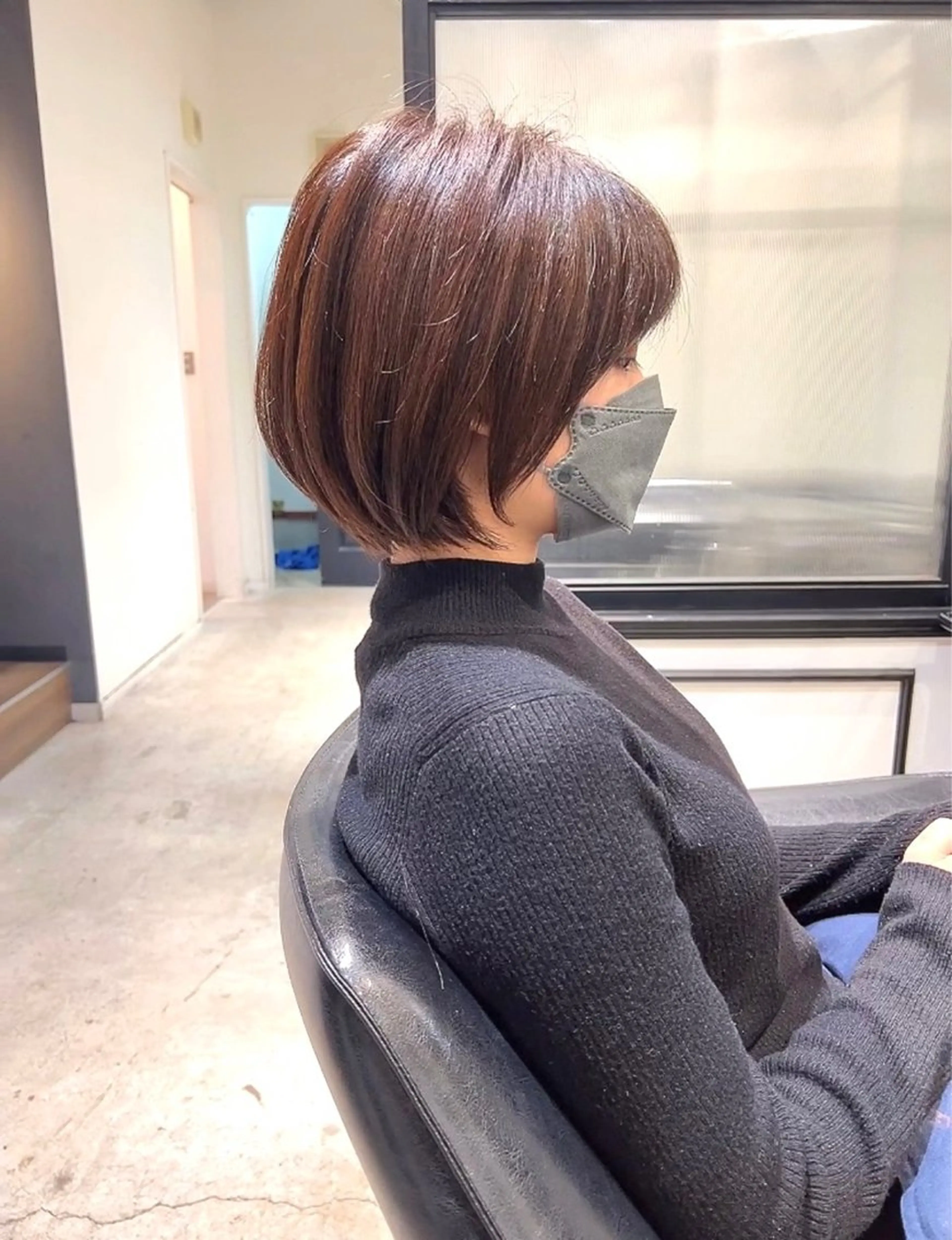 ミディアム ショートボブ ボブ COCO design所属・TR付きカット無料✨ ✨いのうえもなみのヘアスタイル