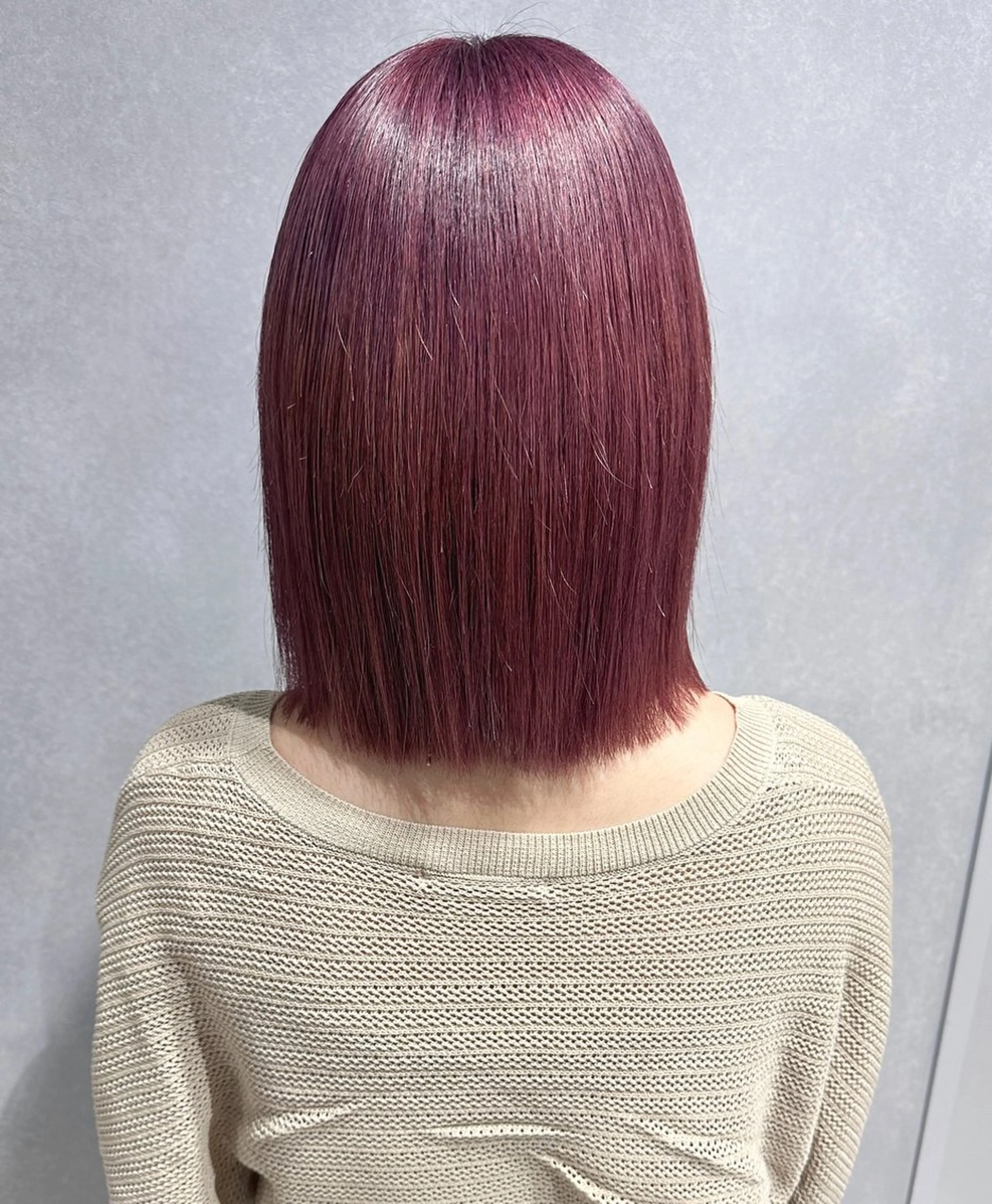 ミディアム カラー ヘアカラー 唐澤 千尋のヘアスタイル