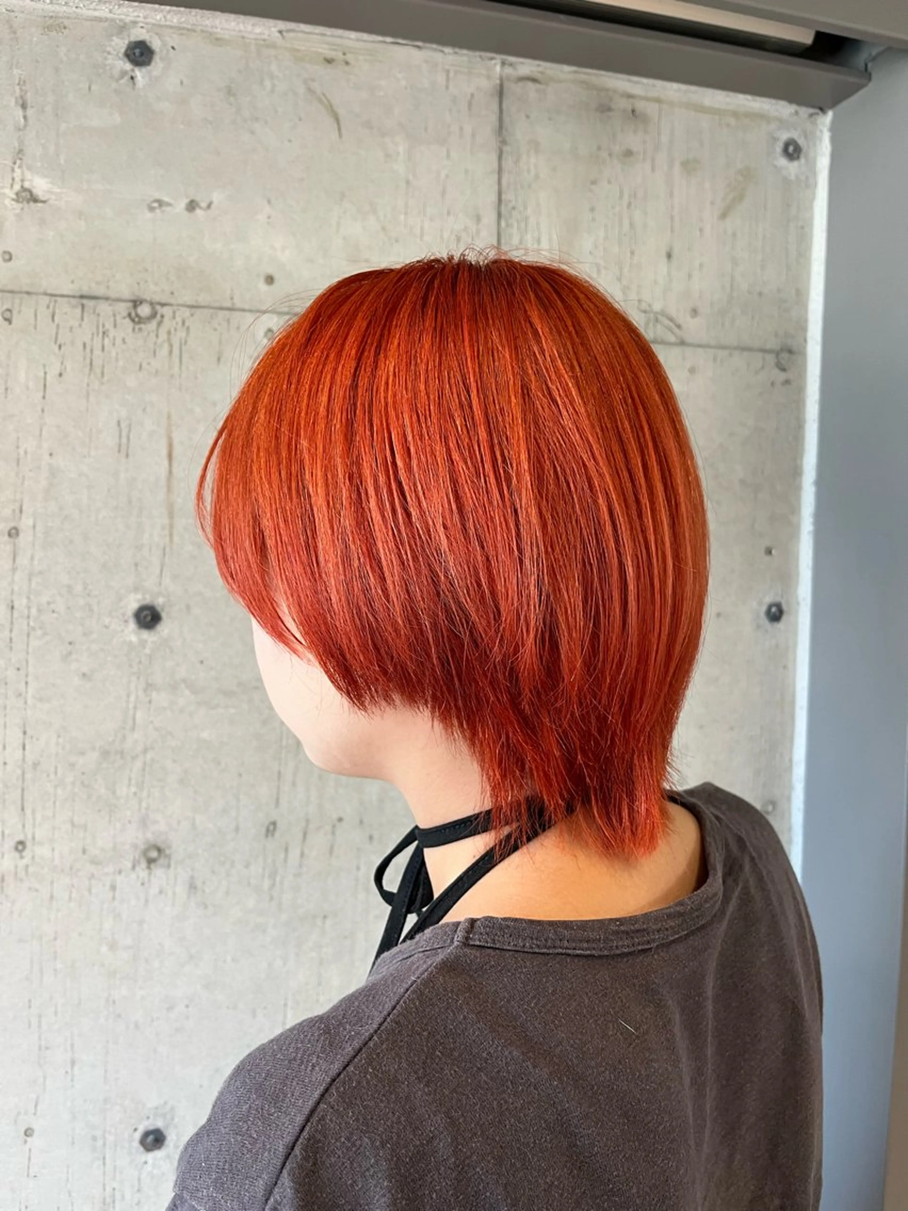ミディアム カラー ヘアアレンジ カット ヘアカラー トリートメント ボブ×艶カラー 特化・リクト💥のヘアスタイル