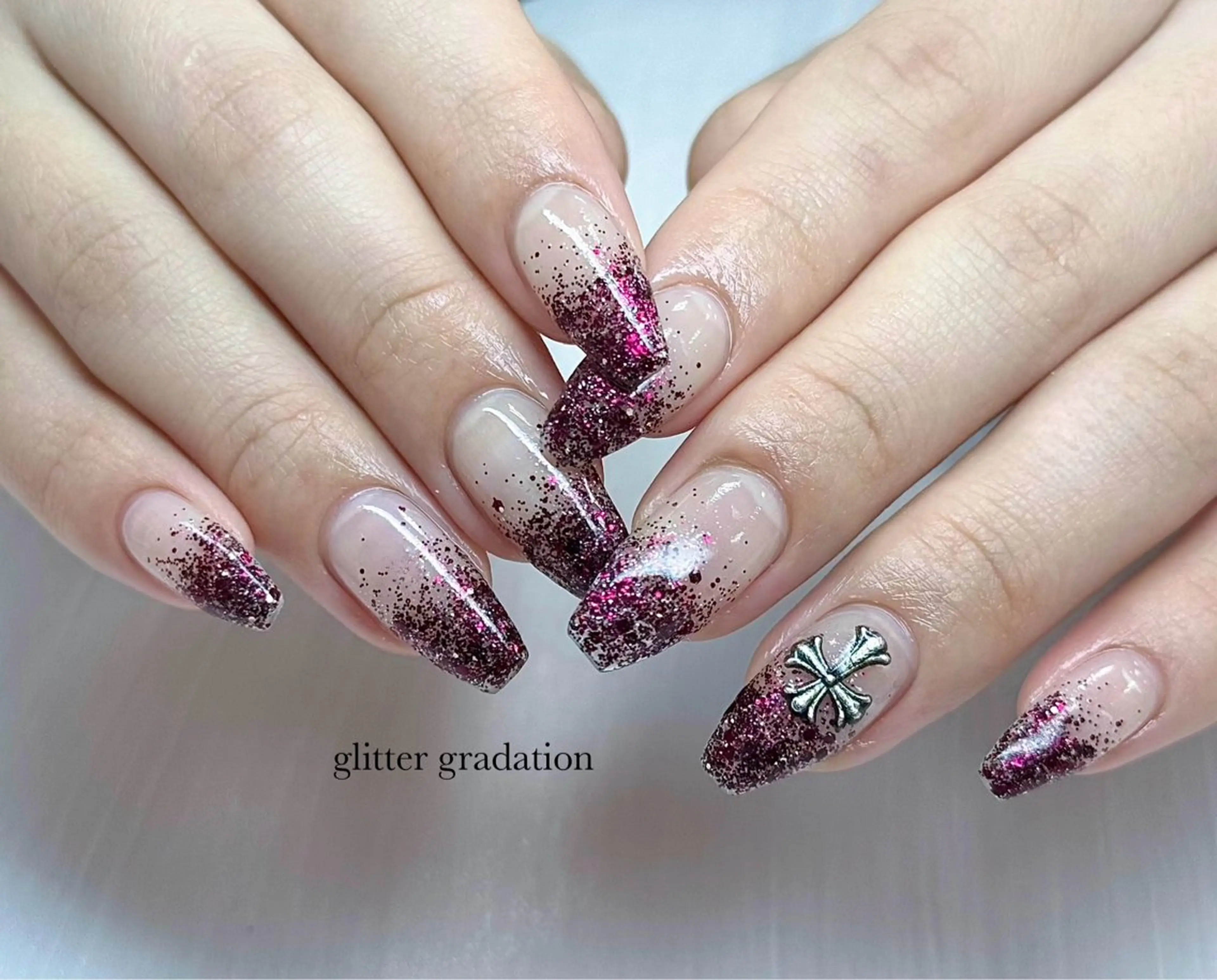 【オフ代込✨】ナチュラル/シンプル💗ワンカラー/ラメグラの写真