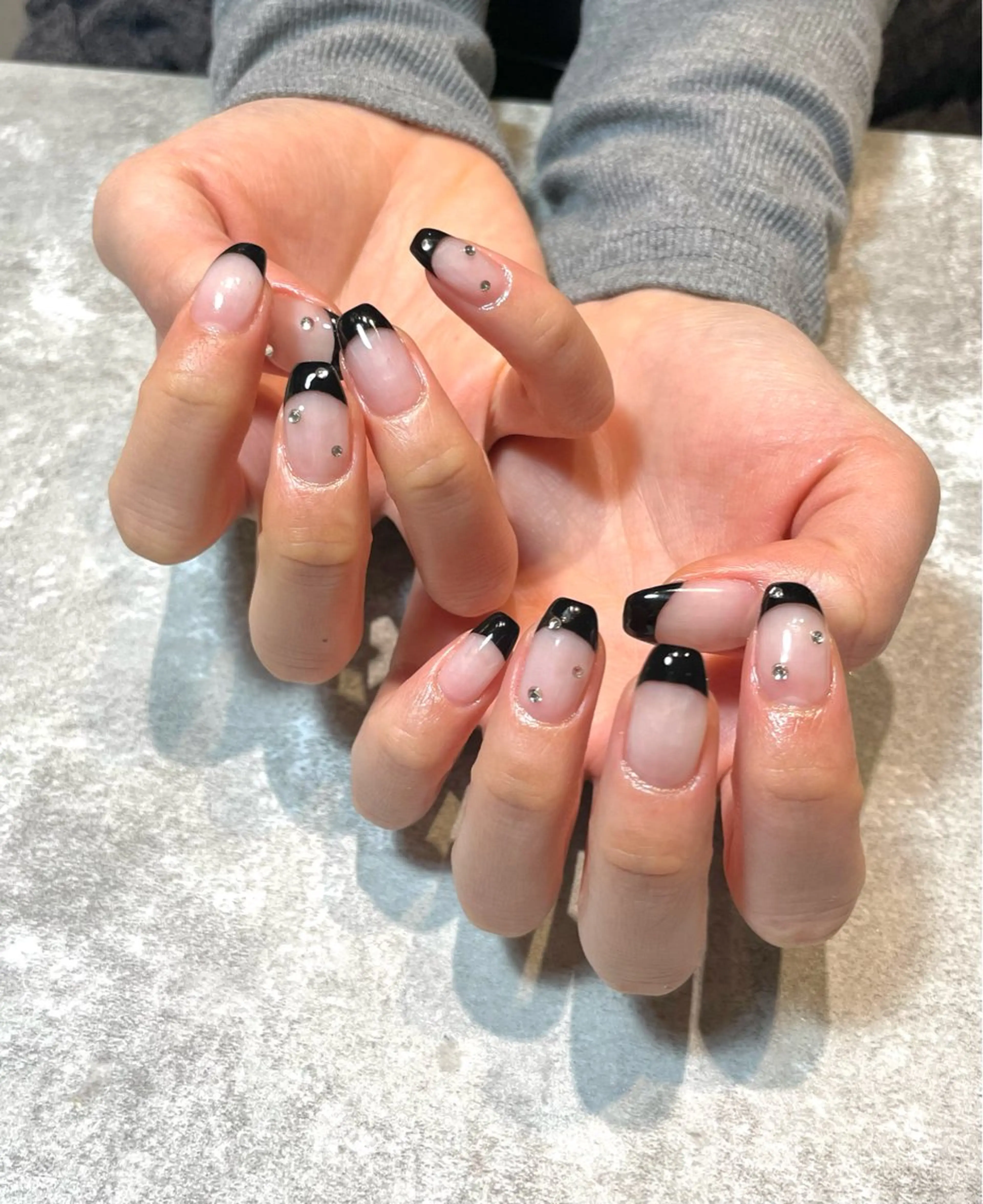ネイル ストーンネイル ハンドネイル nail moanaのネイルデザイン