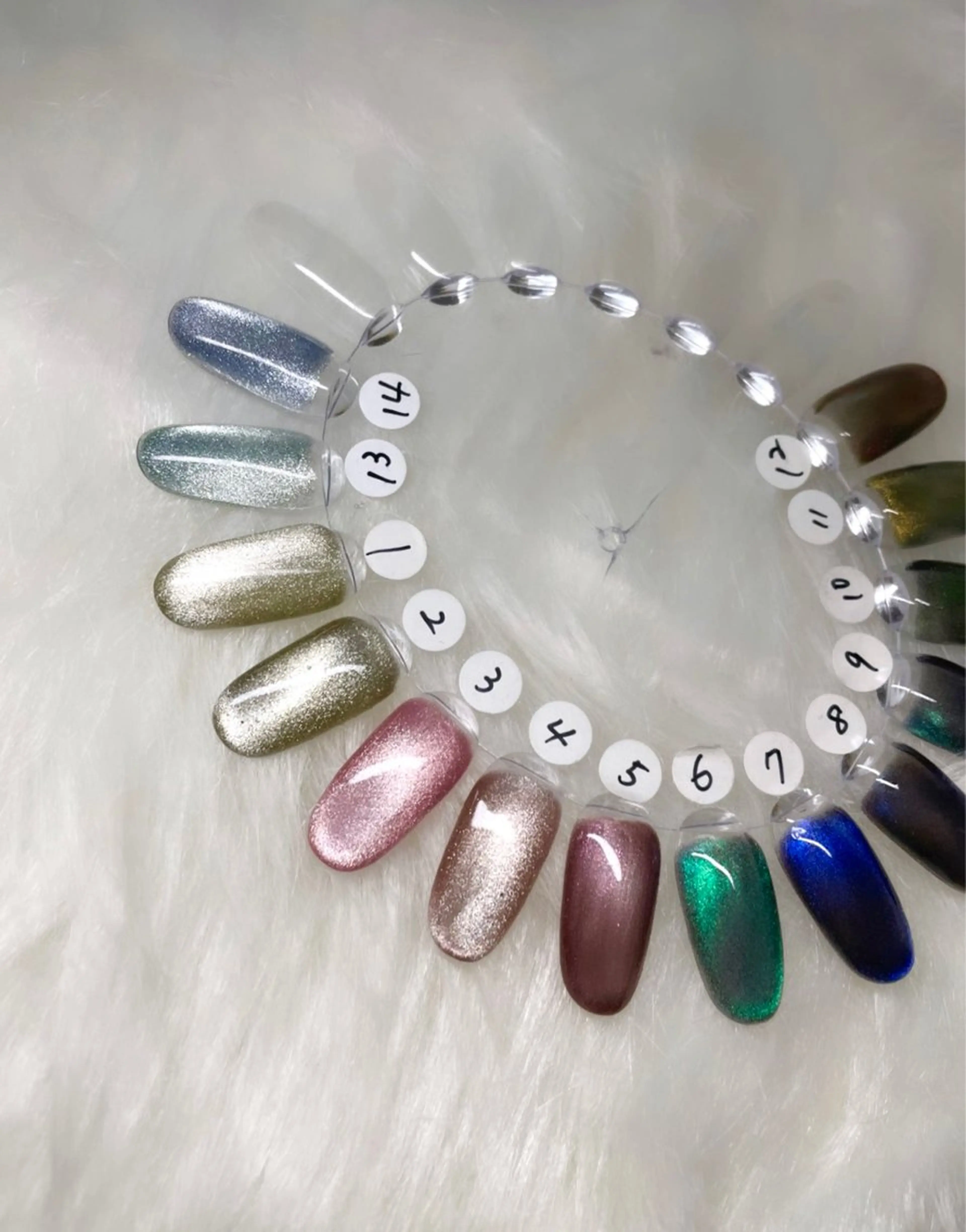 【パラジェル⭐️フィルイン込み⭐️】マグネット、ミラー10本の写真